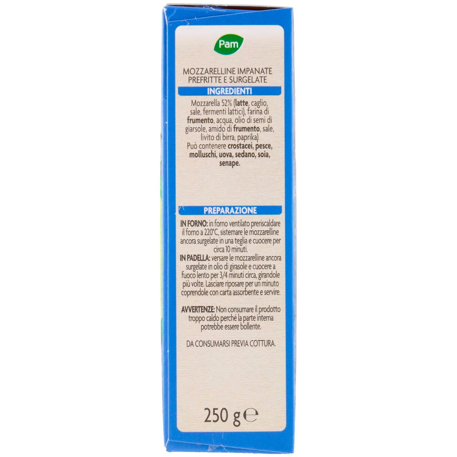 PAM PANORAMA Mozzarelline Panate surgelate 250 g – immagine 3