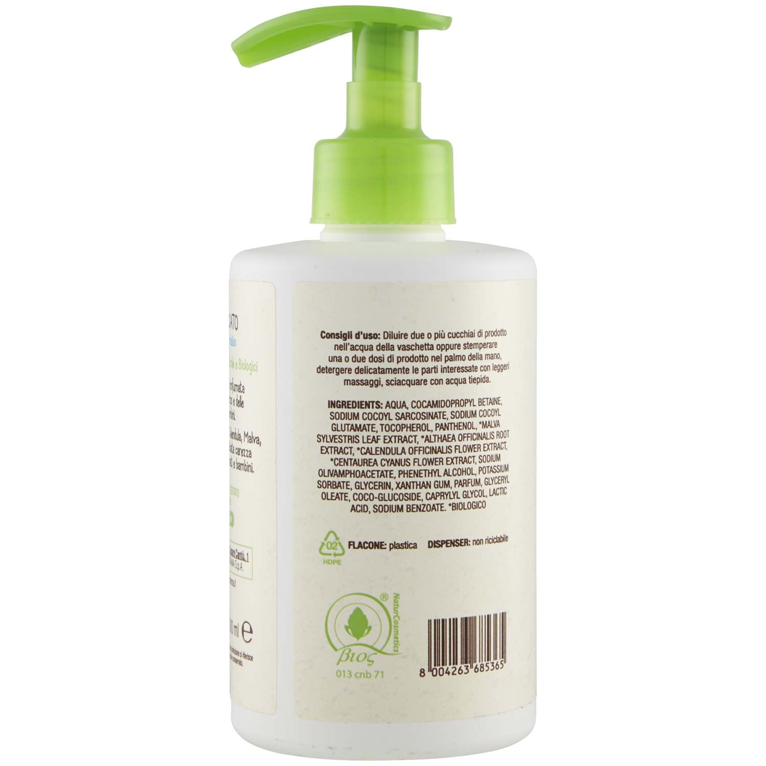 ARKALIA BIO BABY Sapone Delicato con Calendula e Fiordaliso 300 ml – immagine 4