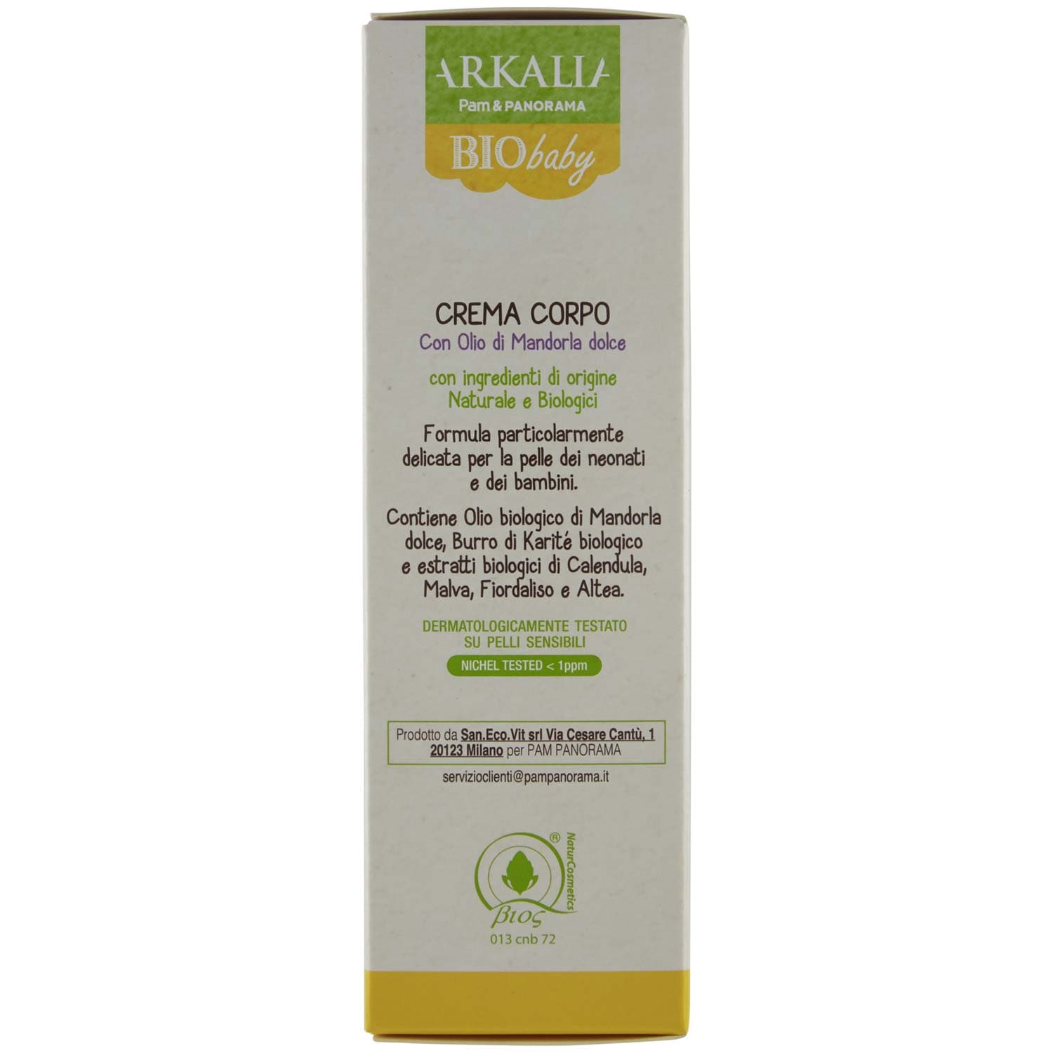 ARKALIA BIO BABY Crema Corpo con Olio di Mandorla dolce 150 ml – immagine 3