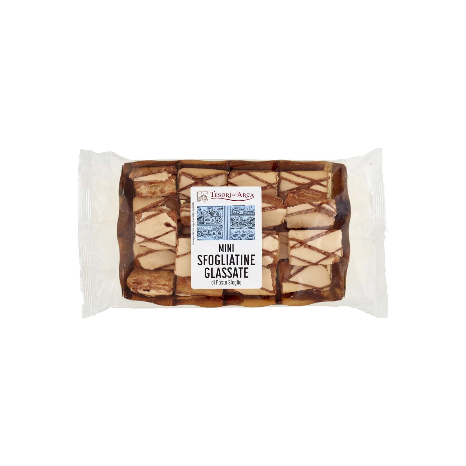 TESORI DELL'ARCA Mini Sfogliatine Glassate di Pasta Sfoglia 150 g – immagine 2