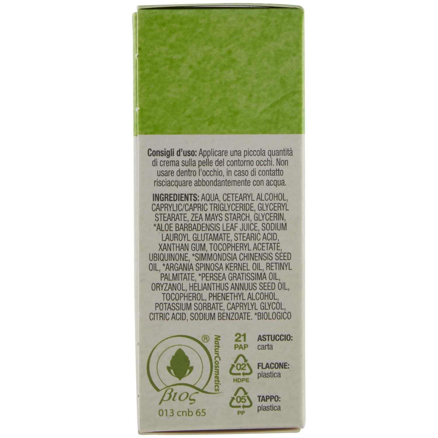 ARKALIA BIO Contorno Occhi con oli di Jojoba e Avocado 15 ml – immagine 3