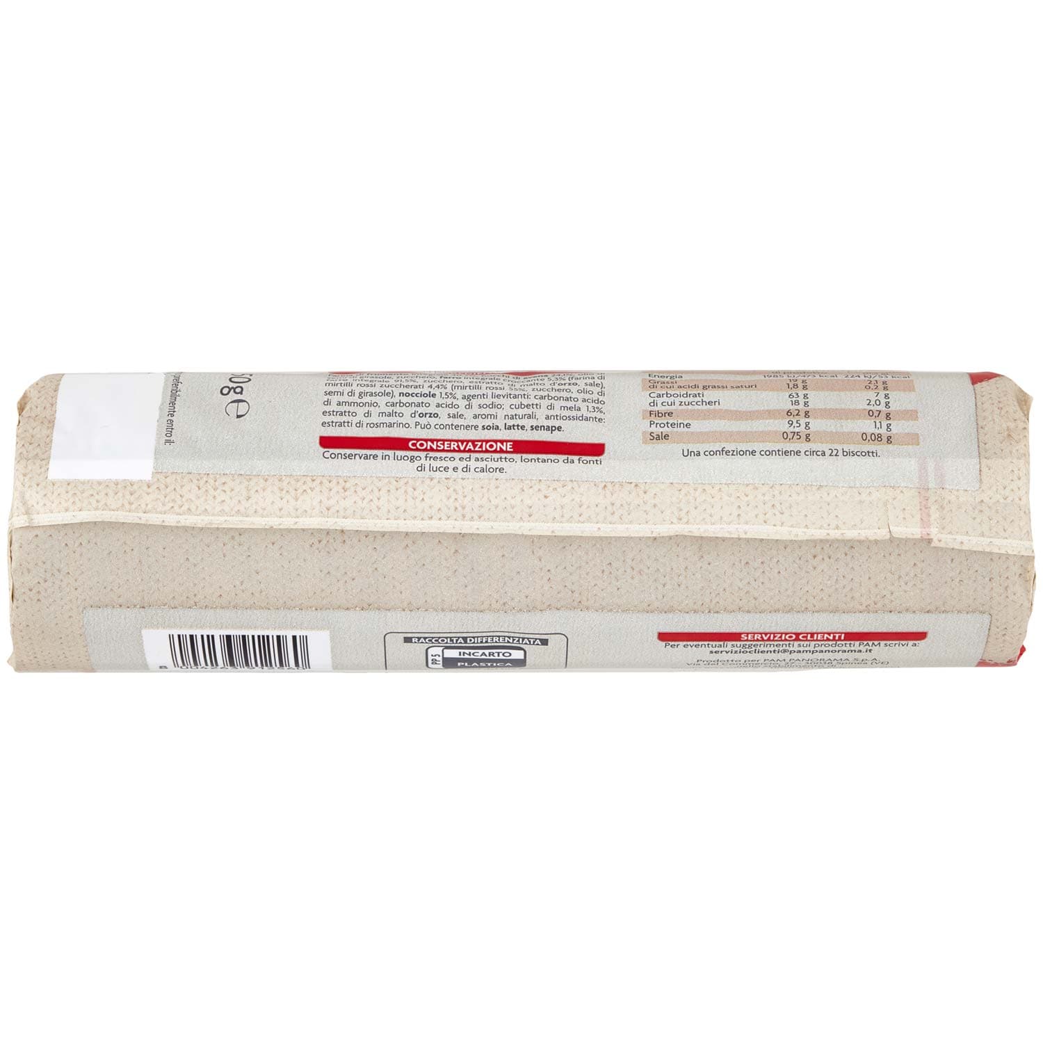PAM Qualità per te Frollini con Cereali e Frutta 250 g – immagine 4