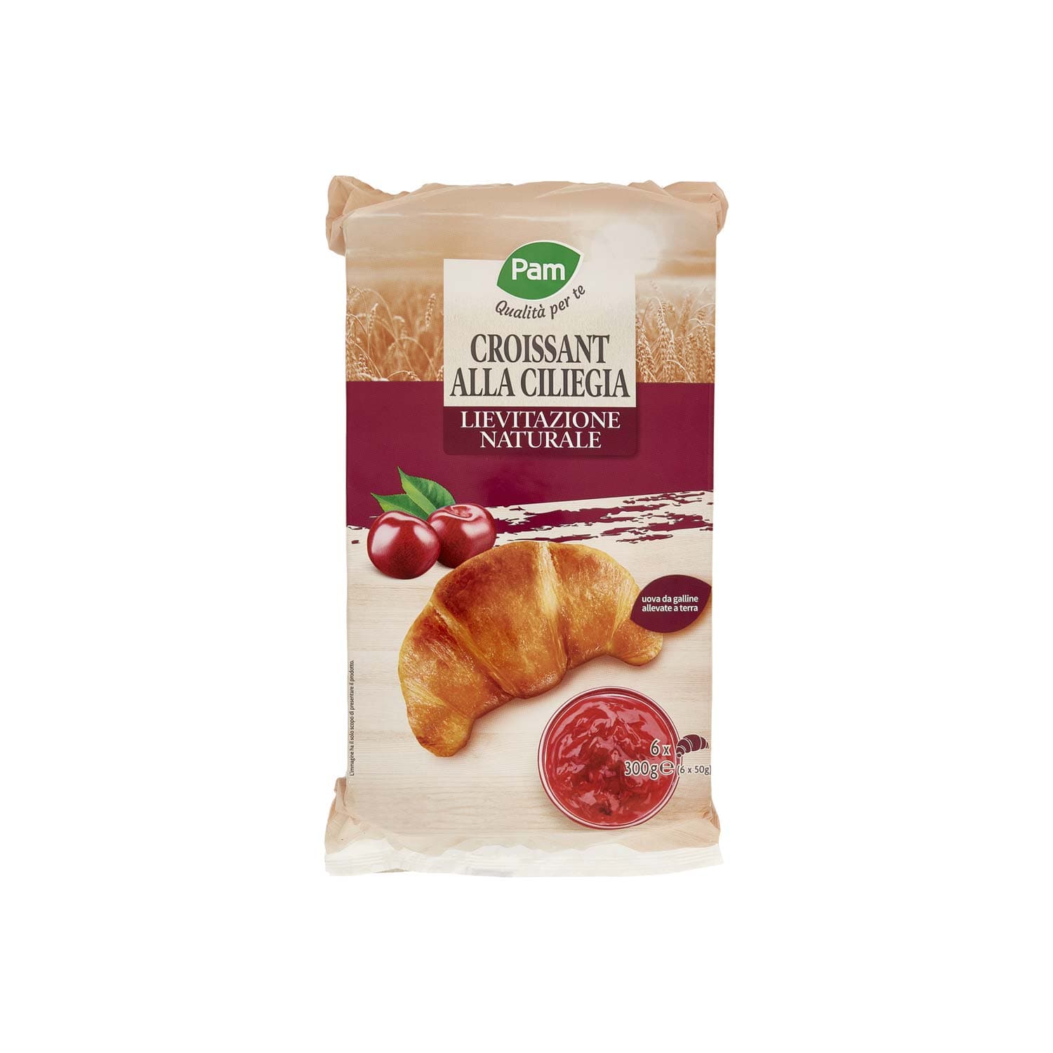 PAM Qualità per te Croissant alla Ciliegia 6 x 50 g – immagine 2