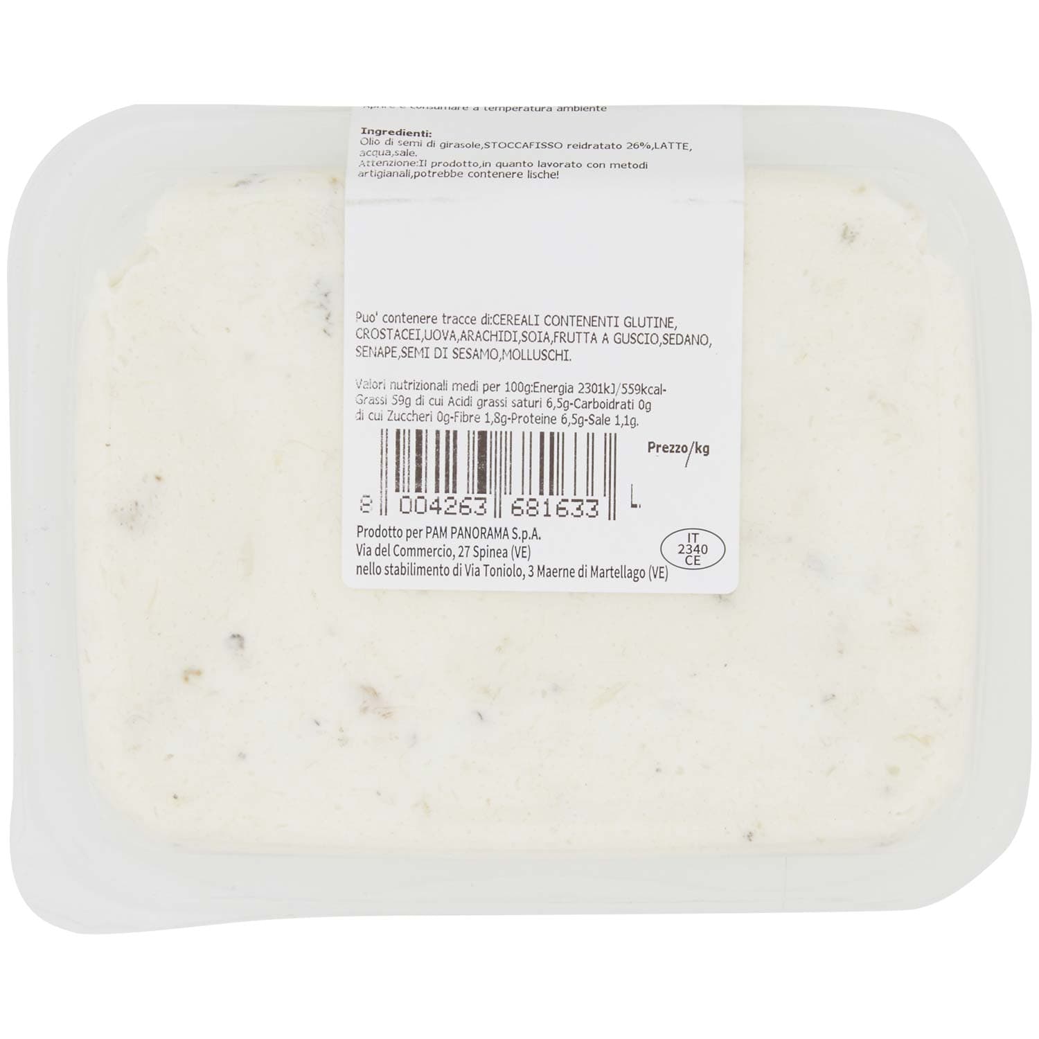 FRESCHE BONTÁ Baccalà Mantecato 130 g – immagine 4