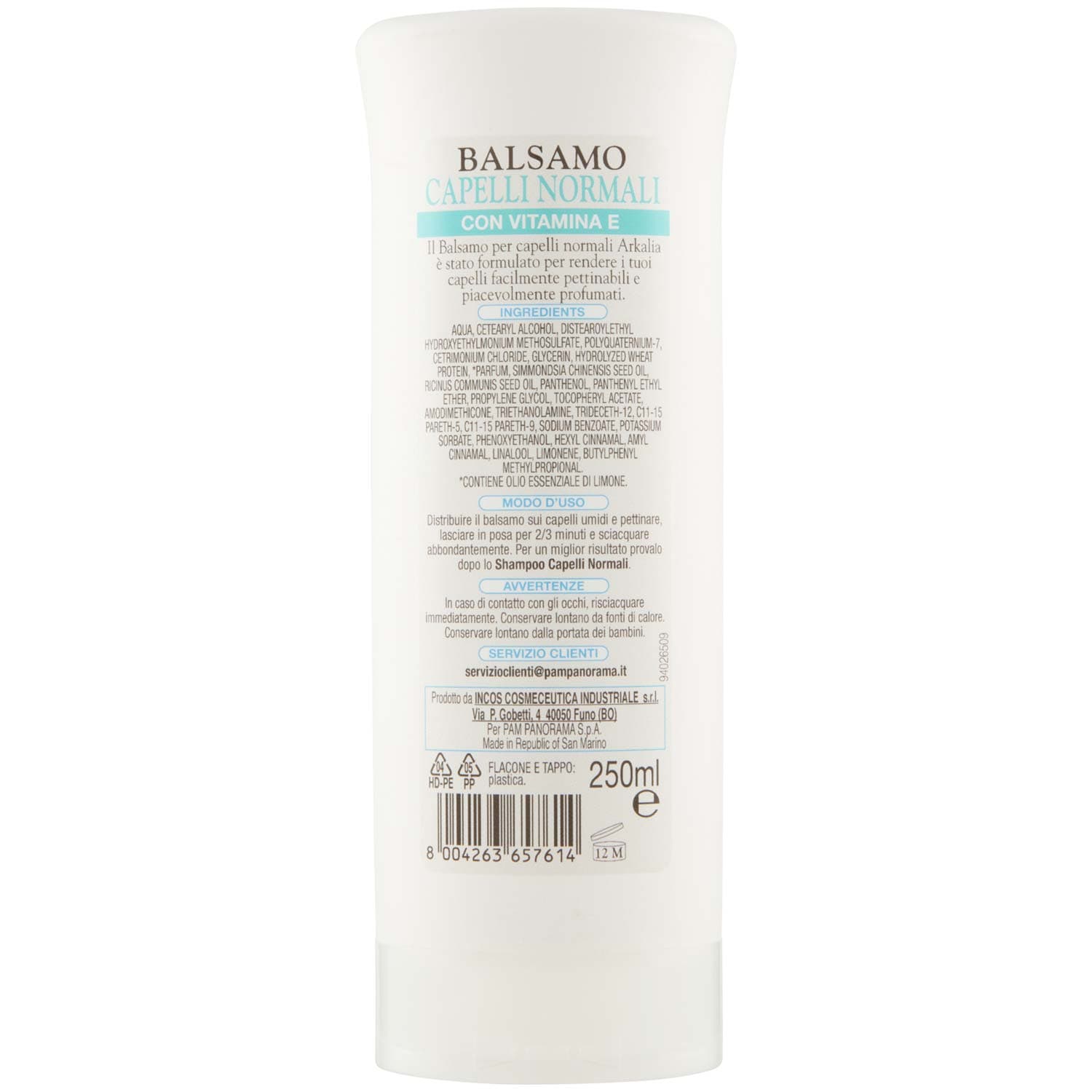 ARKALIA Balsamo Capelli Normali 250 ml – immagine 4