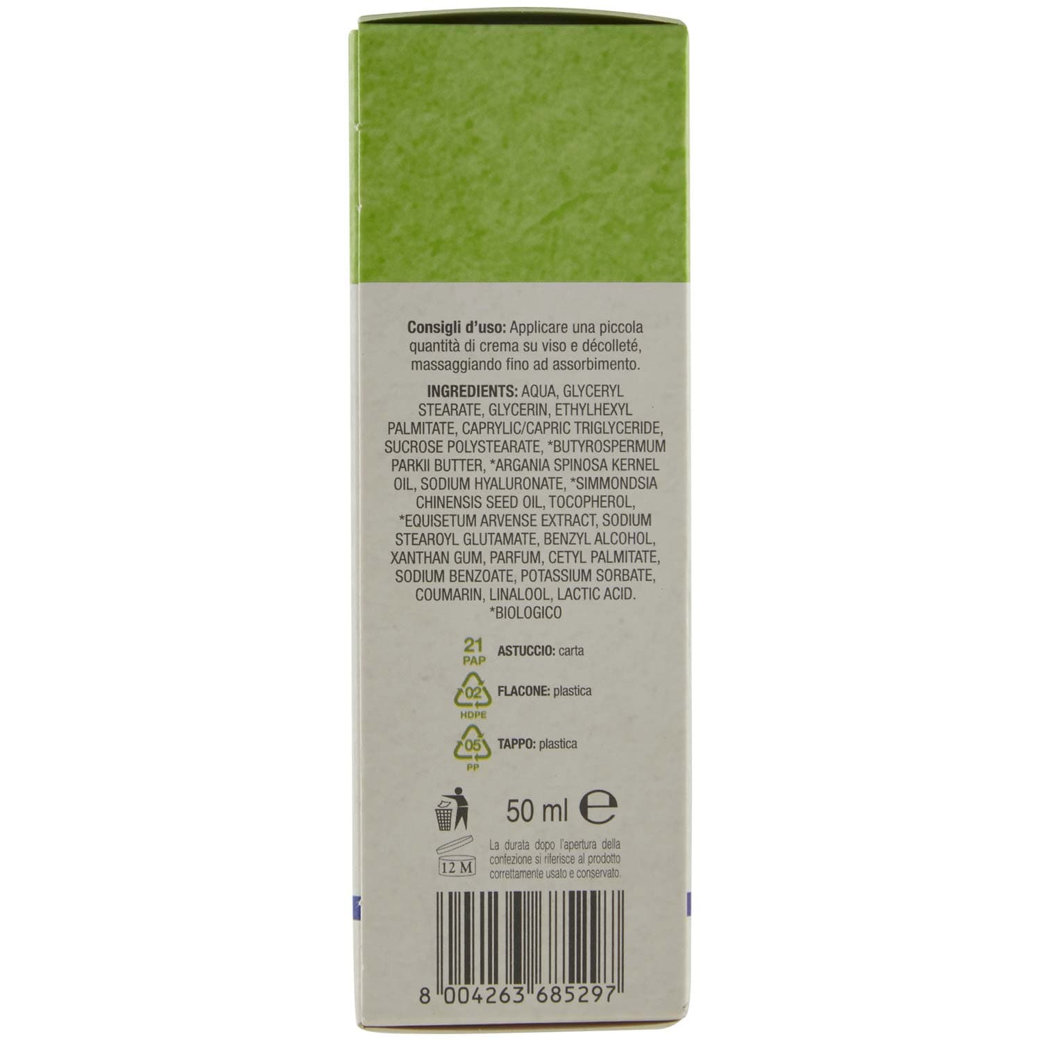 ARKALIA BIO Crema Viso Notte con burro di Karitè e Jojoba 50 ml – immagine 3