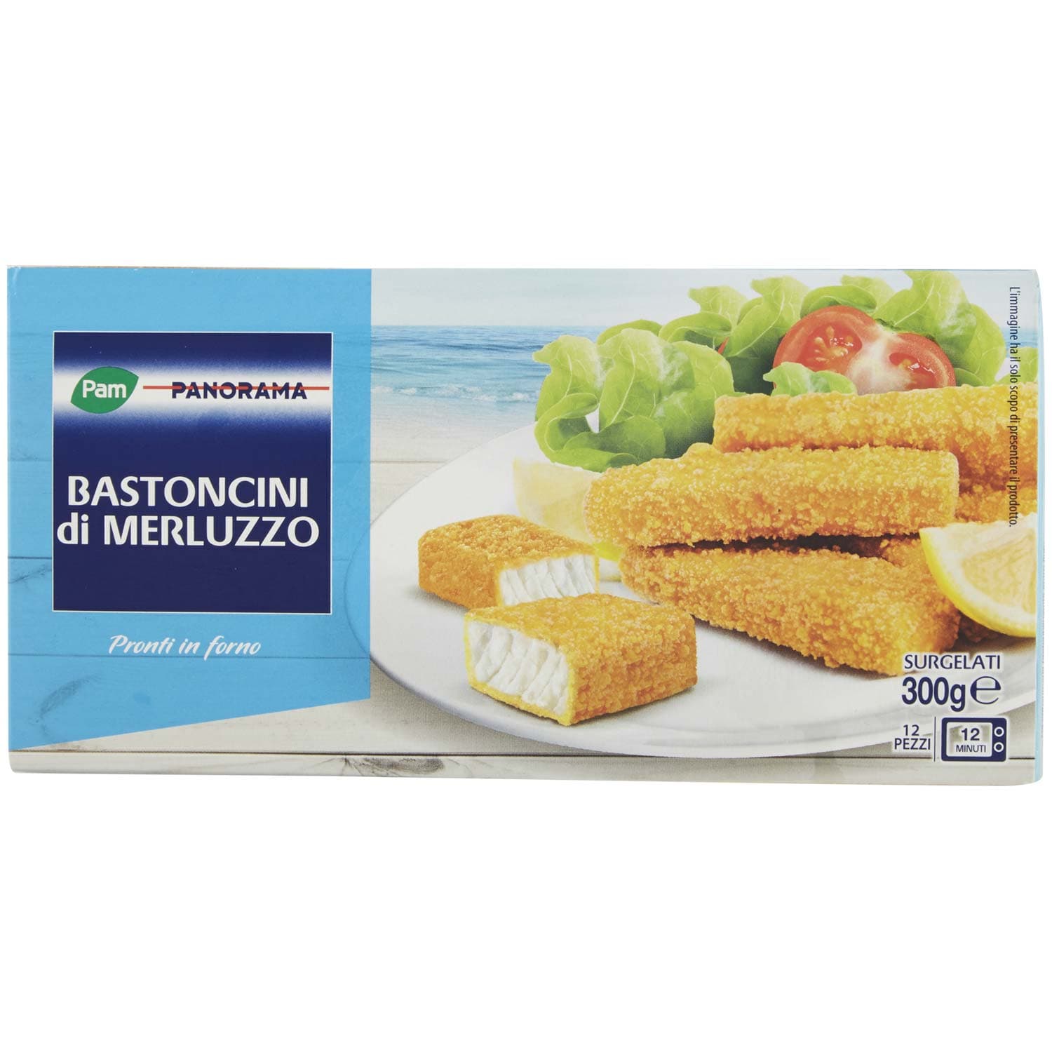 PAM PANORAMA Bastoncini di Merluzzo Surgelati 300 g – immagine 2