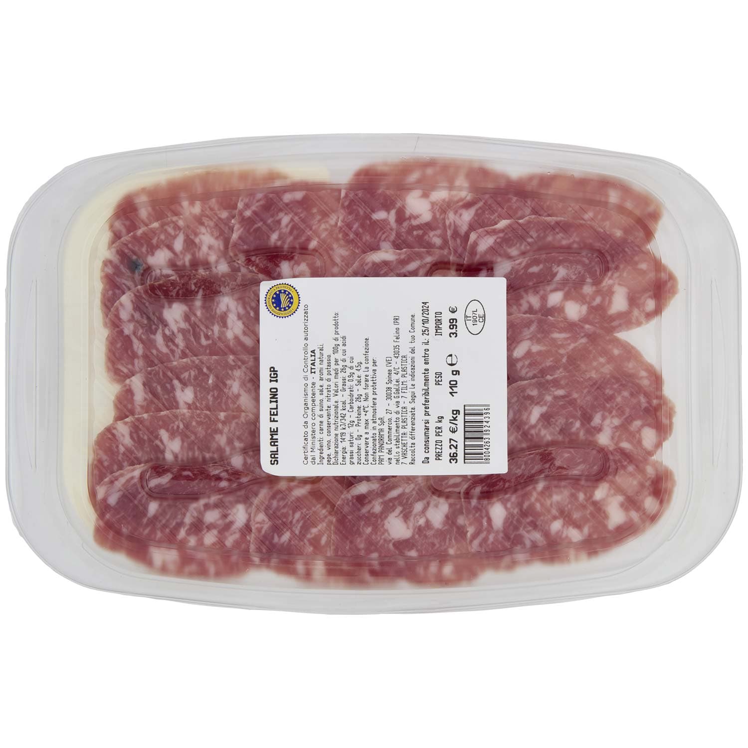 SALUMERIA ARTIGIANA Salame Felino IGP 110 g – immagine 4