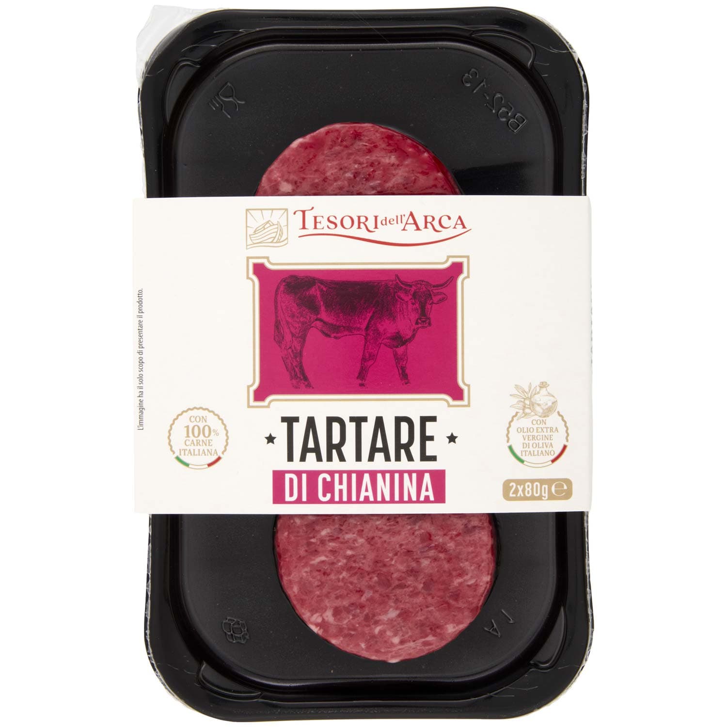 TESORI DELL'ARCA Tartare di Chianina 2 x 80 g – immagine 2