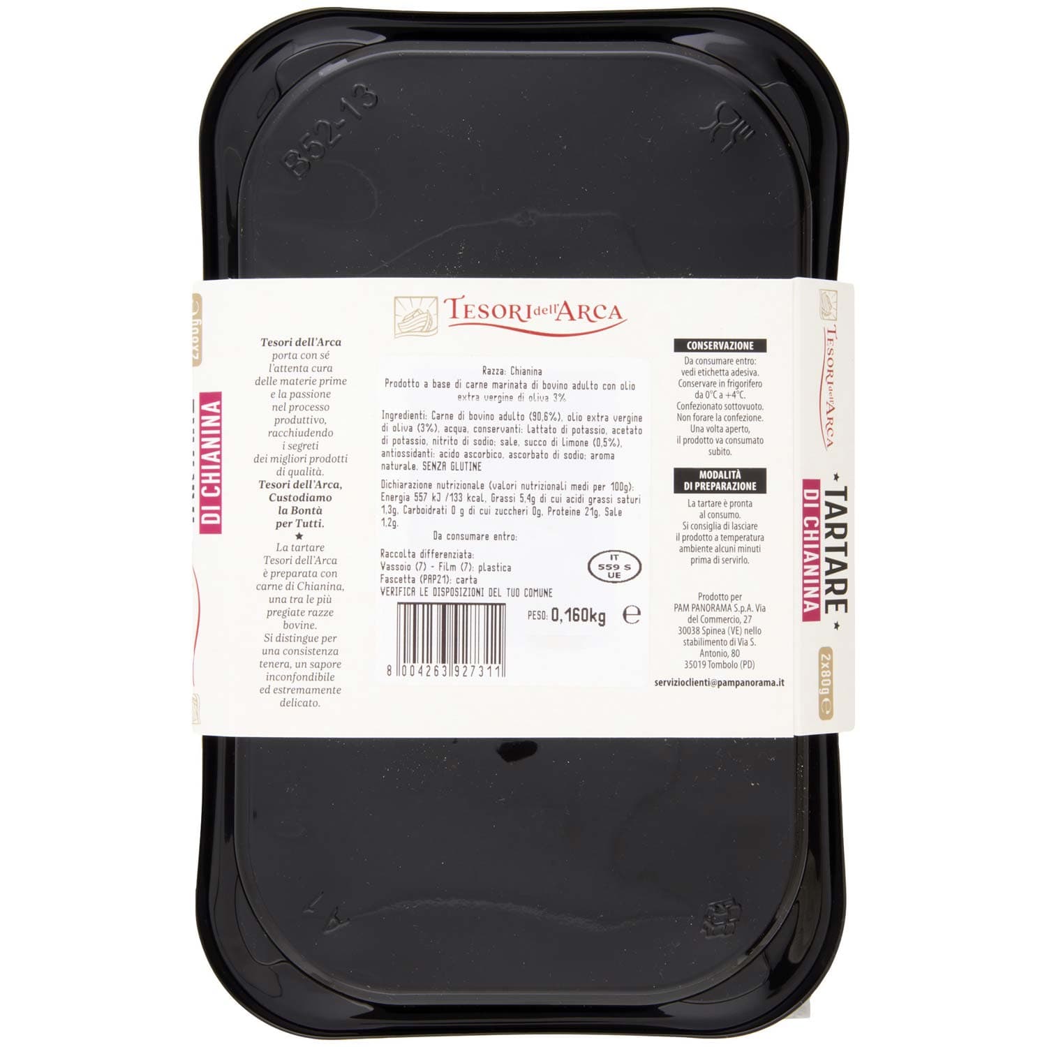 TESORI DELL'ARCA Tartare di Chianina 2 x 80 g – immagine 4