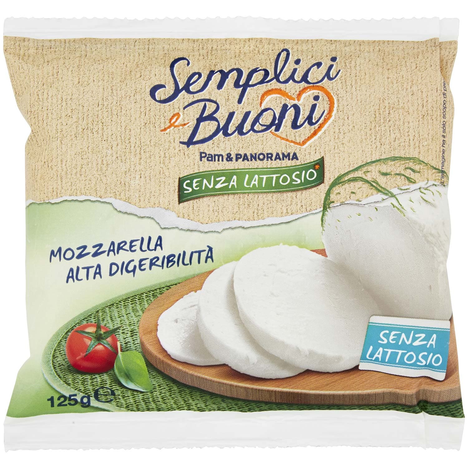 SEMPLICI E BUONI Senza Lattosio Mozzarella Alta Digeribilità 125 g – immagine 2