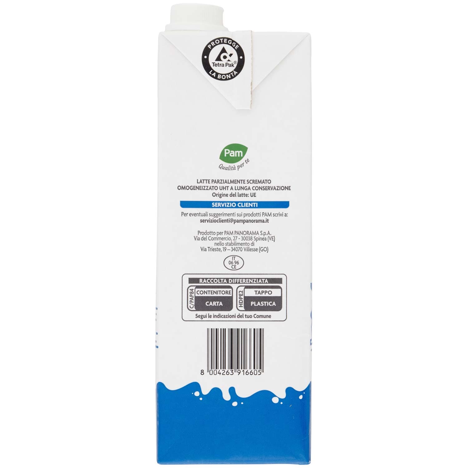 PAM Qualità per te Latte UHT Parzialmente Scremato 1 L – immagine 5