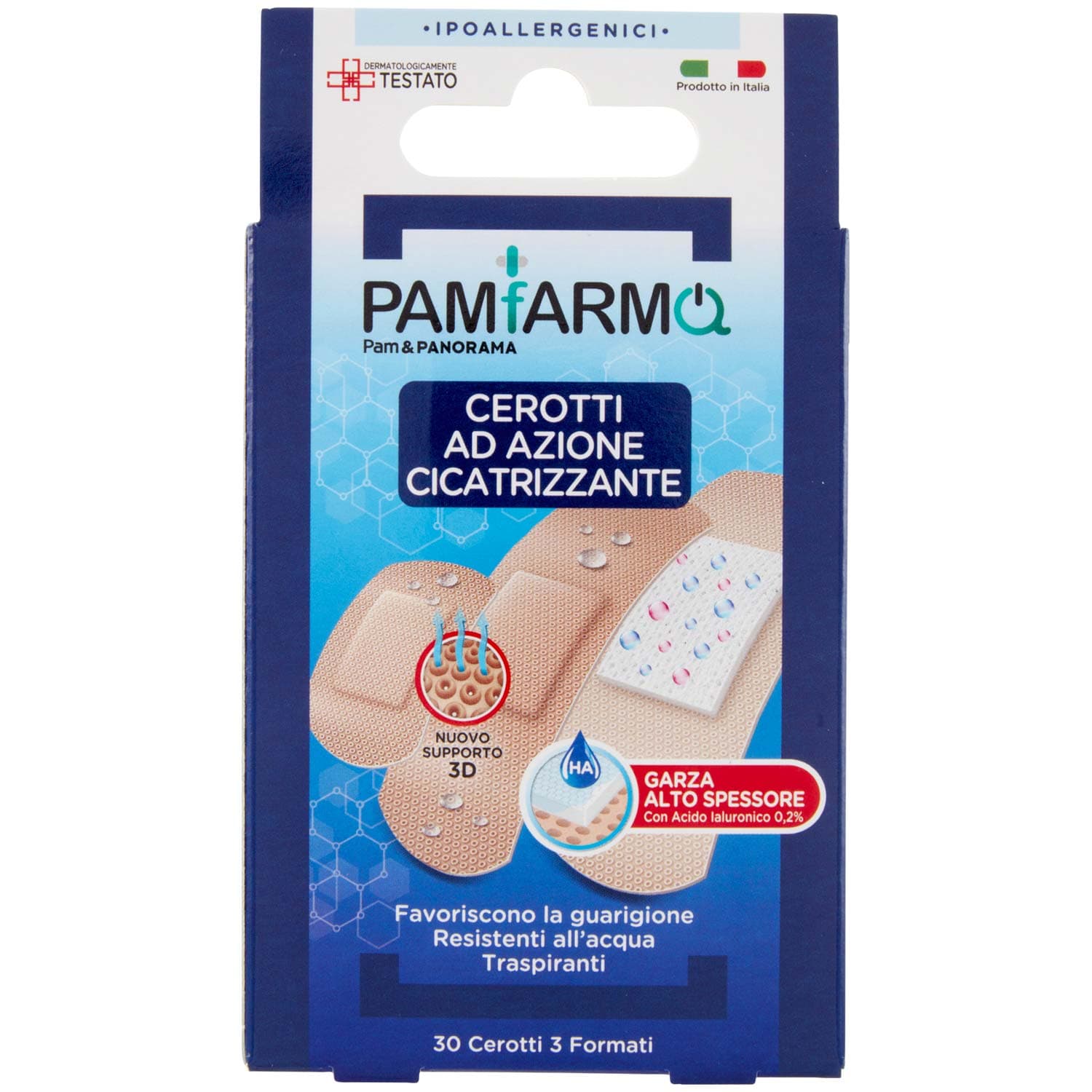 PAMFARMA Cerotti ad Azione Cicatrizzante 3 Formati 30 pz – immagine 2