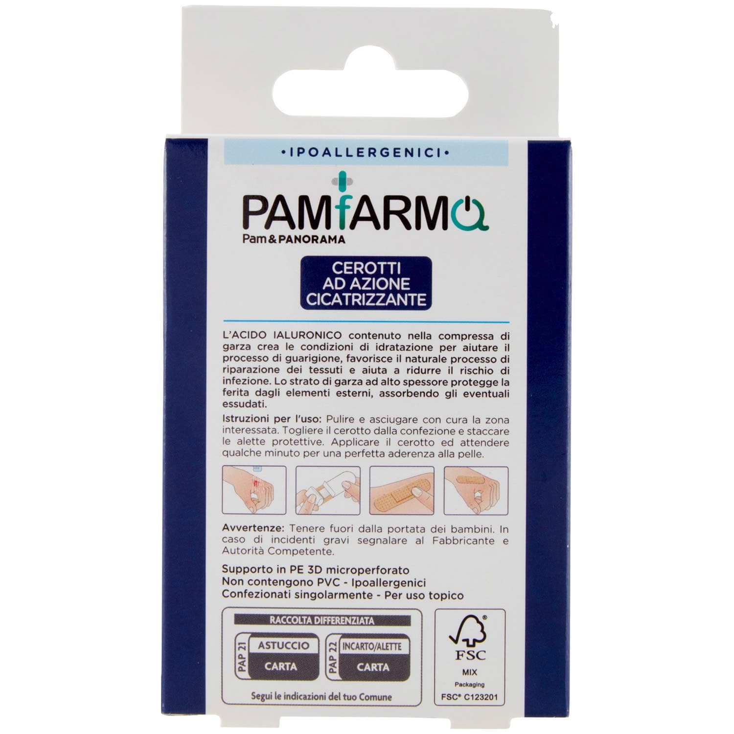PAMFARMA Cerotti ad Azione Cicatrizzante 3 Formati 30 pz – immagine 4