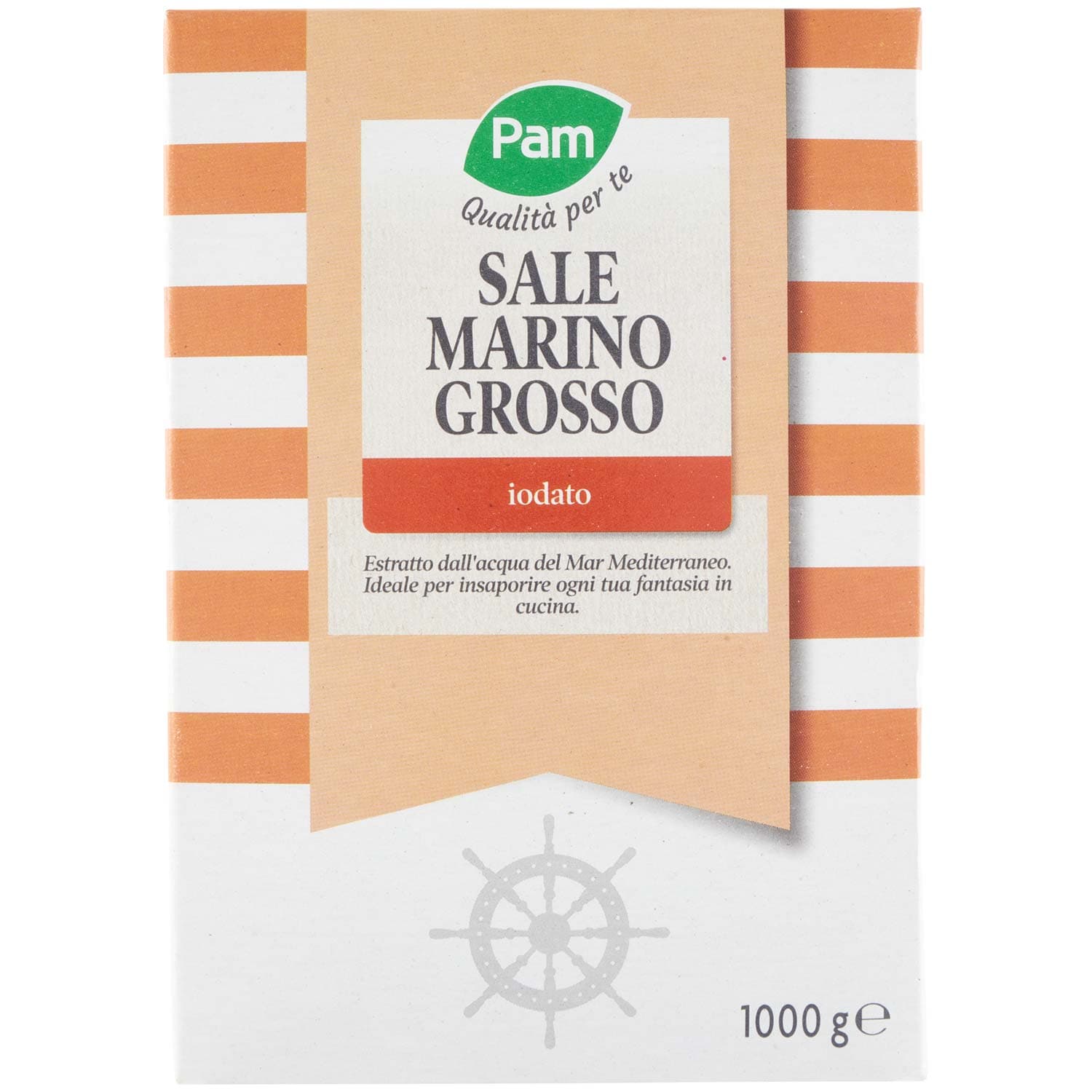 PAM Qualità per te Sale Marino Grosso iodato 1000g – immagine 2