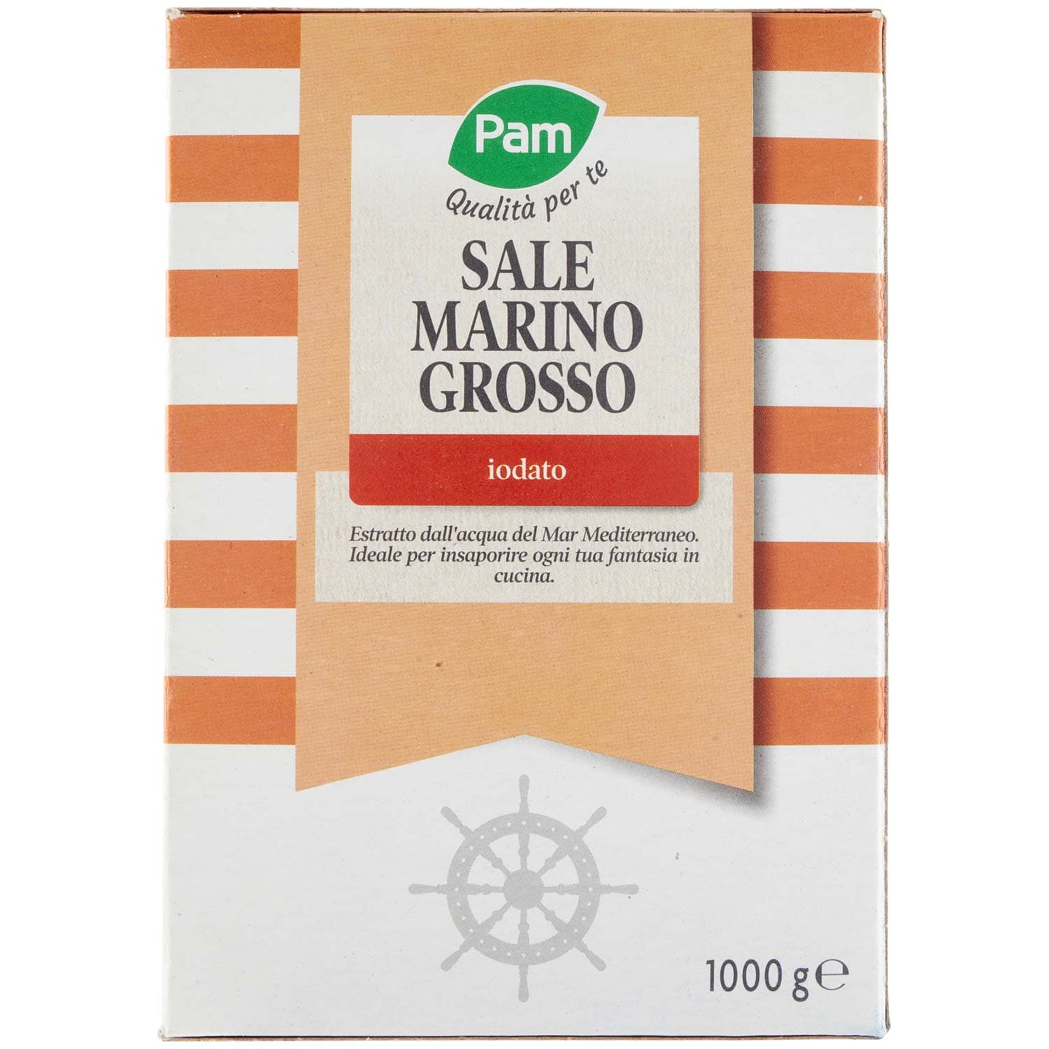 PAM Qualità per te Sale Marino Grosso iodato 1000g – immagine 4