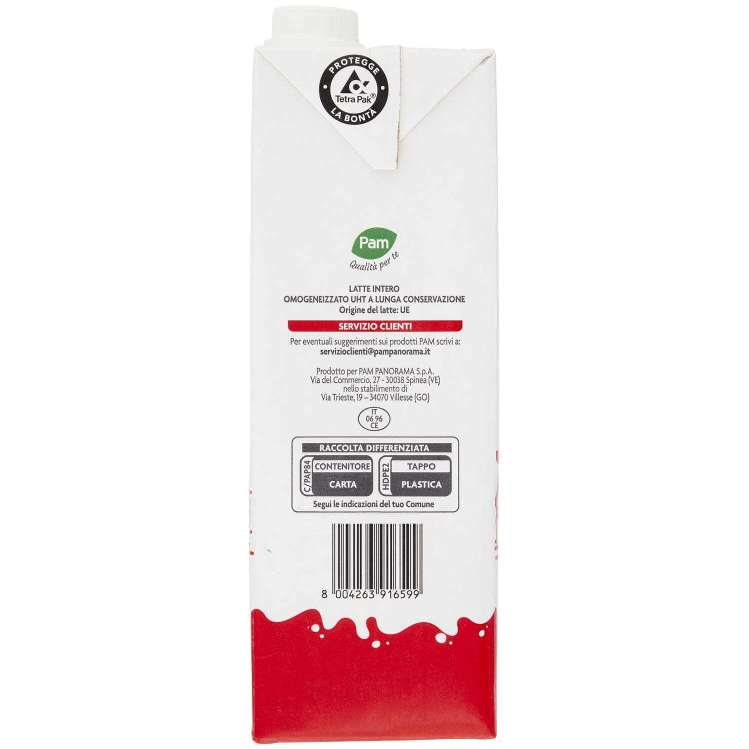PAM Qualità per te Latte UHT Intero 1 L – immagine 5