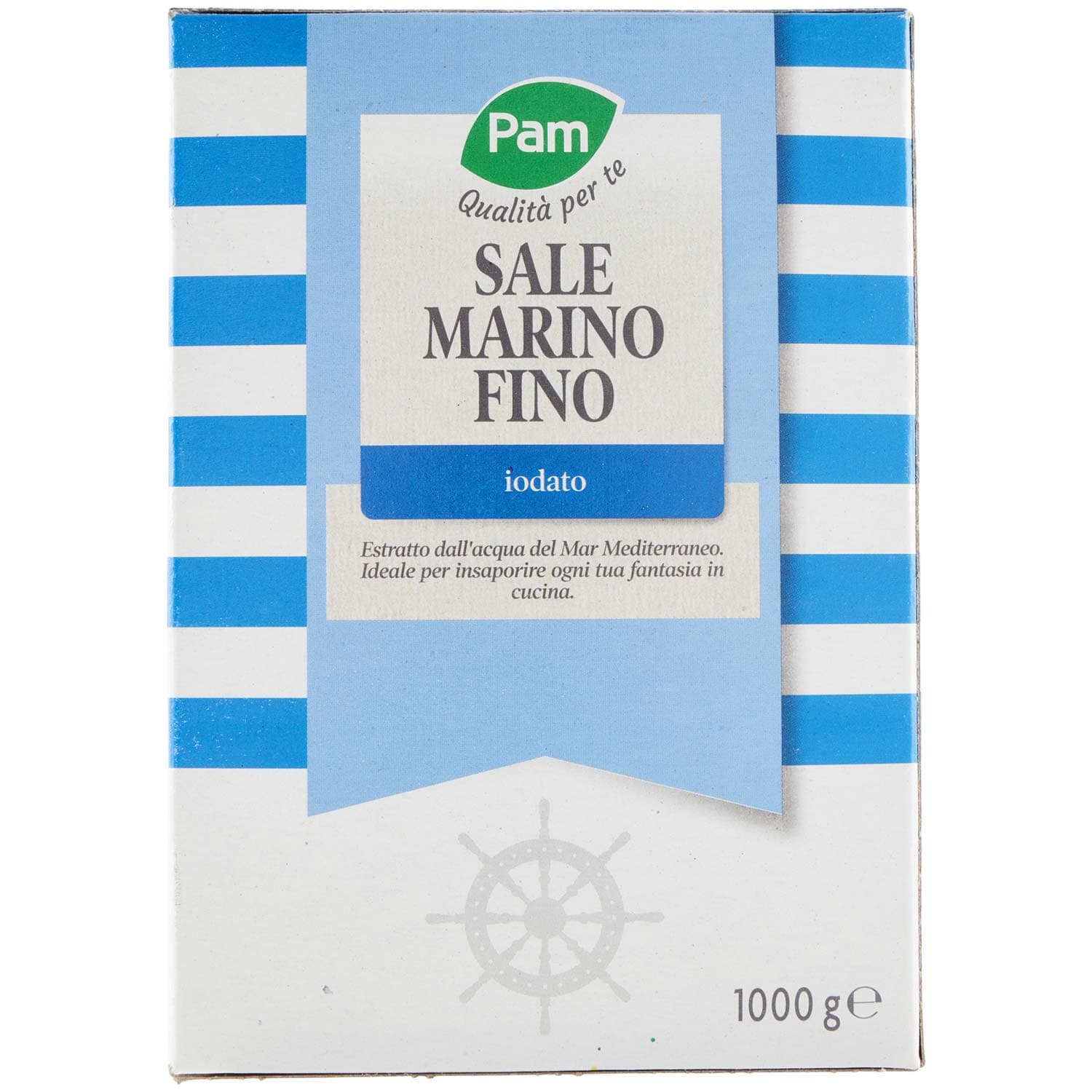 PAM Qualità per te Sale Marino Fino iodato 1000g – immagine 4