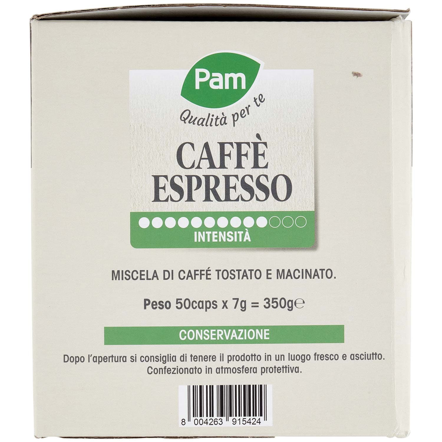 PAM Qualità per te Caffè Espresso 50 capsule compatibili Lavazza* A Modo Mio* 350 g (50x7g) – immagine 3