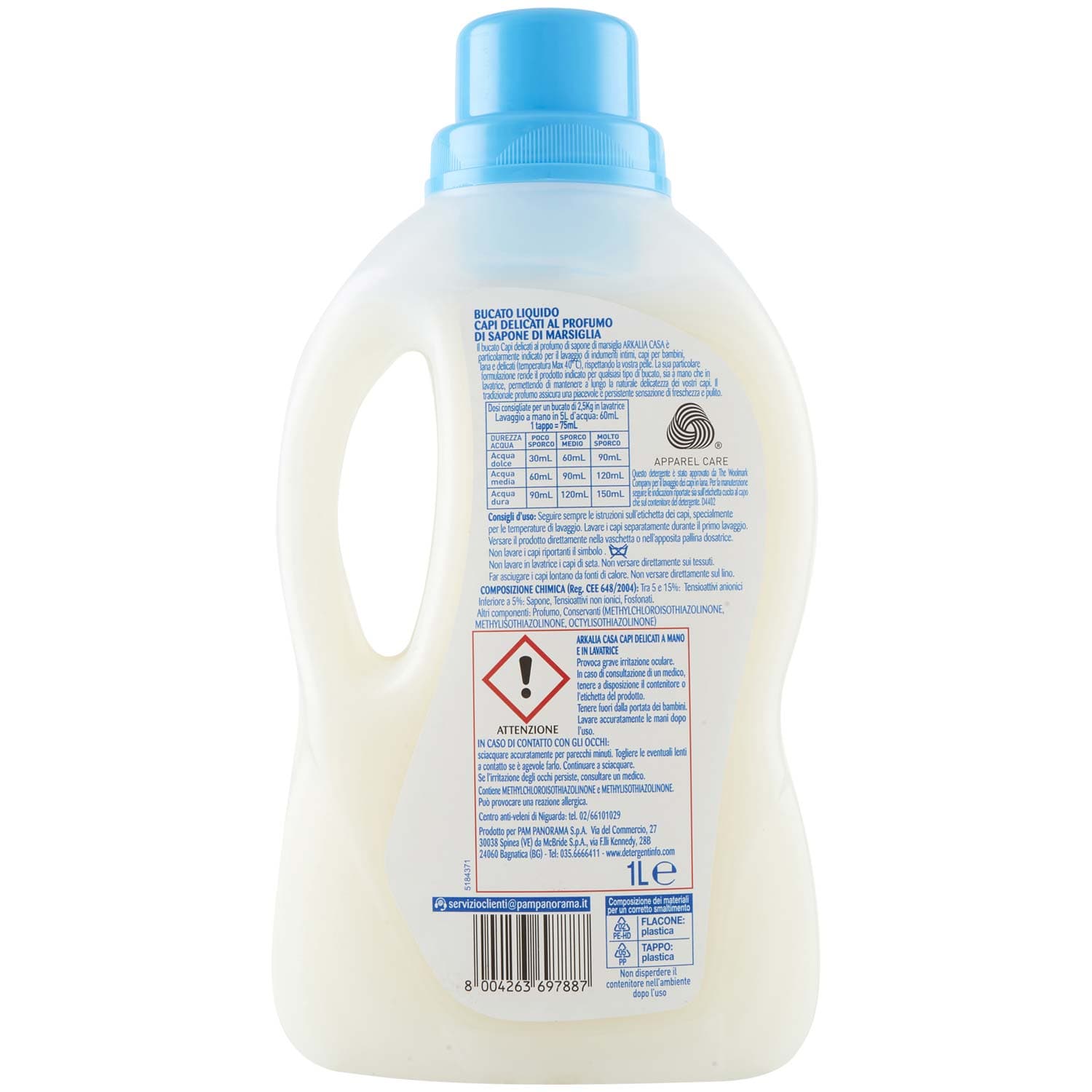 ARKALIA CASA Capi Delicati a Mano e in Lavatrice 1 L – immagine 4