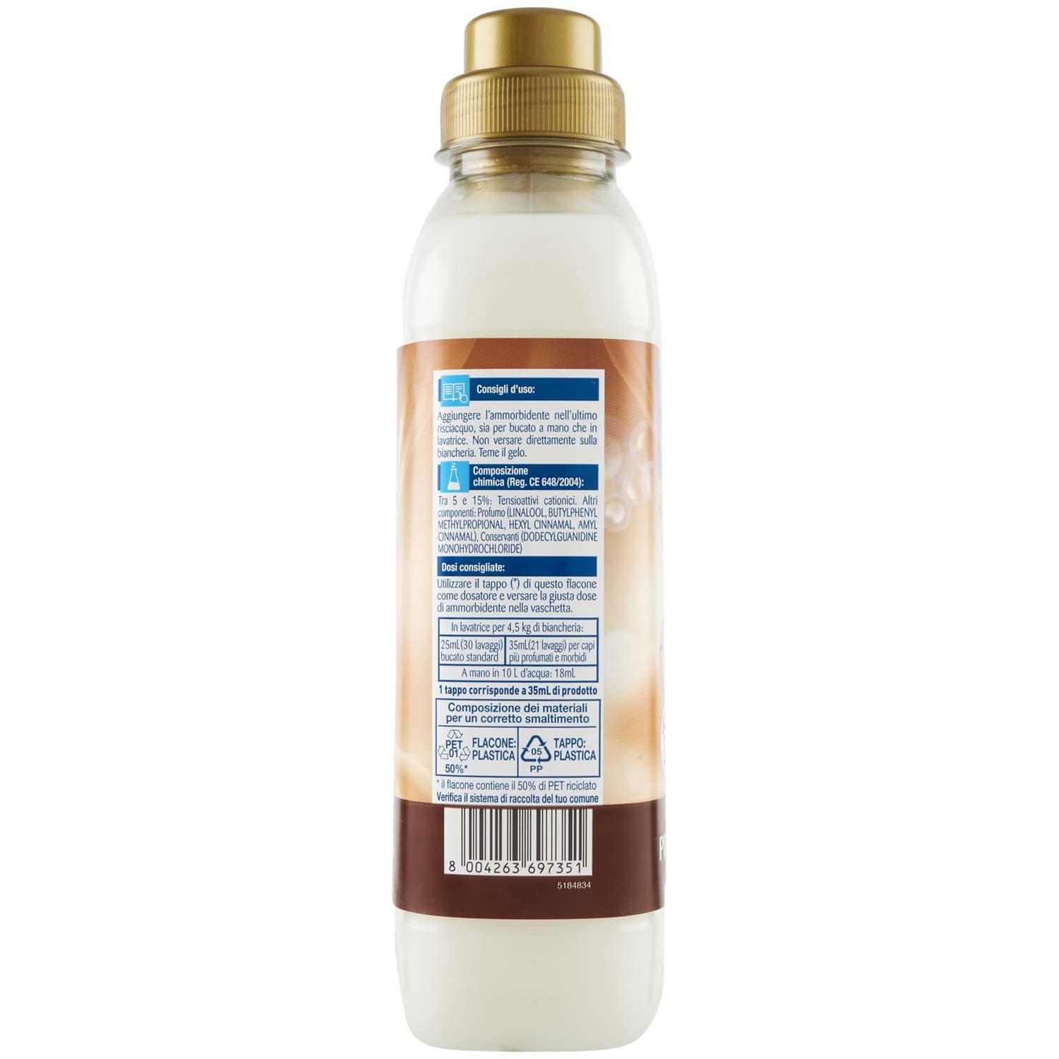 ARKALIA CASA Ammorbidente Concentrato Preziosa Vaniglia 750 mL – immagine 3