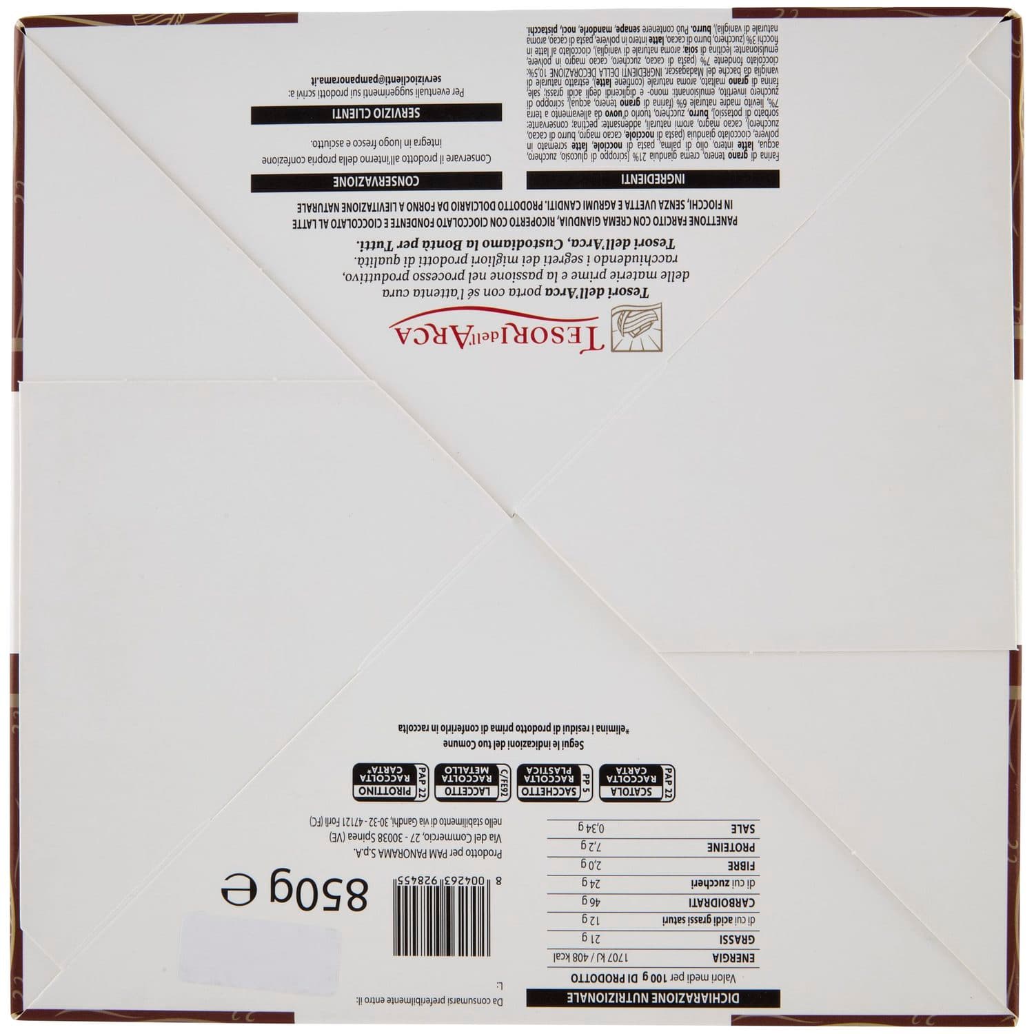 TESORI DELL'ARCA Panettone Gianduia 850 g – immagine 7