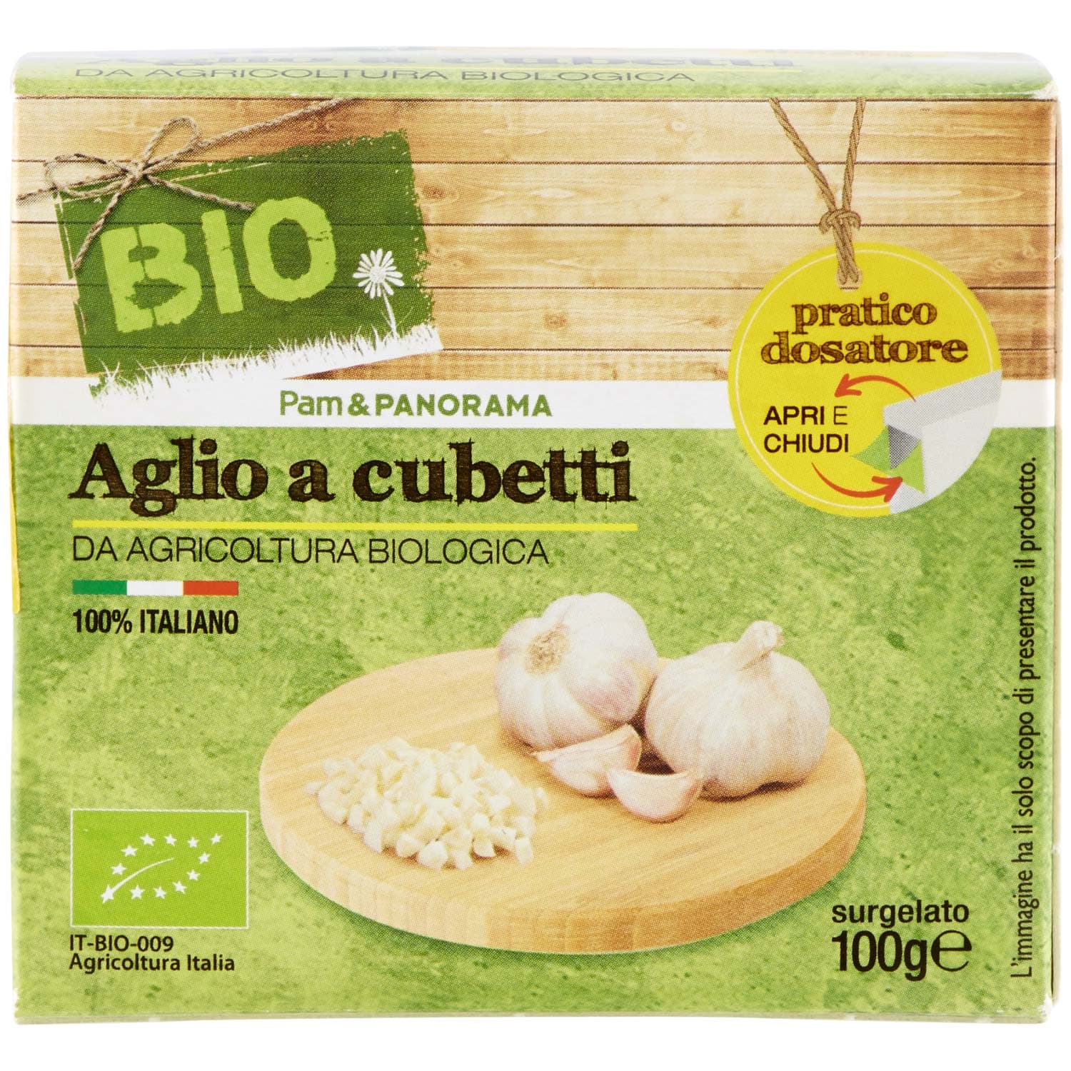 BIO Aglio a cubetti surgelato 100 g – immagine 2