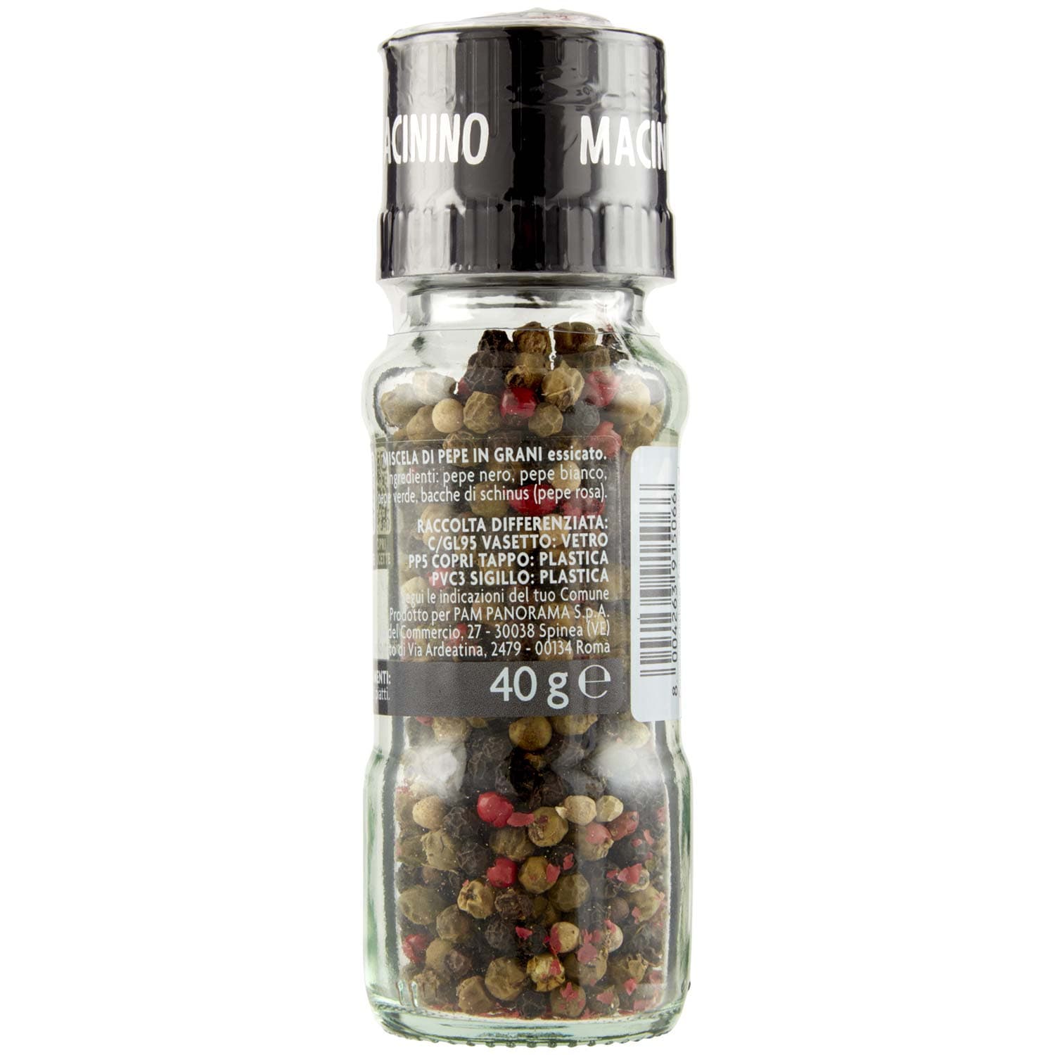 PAM Qualità per te Pepe Misto grani Macinino 40 g – immagine 4