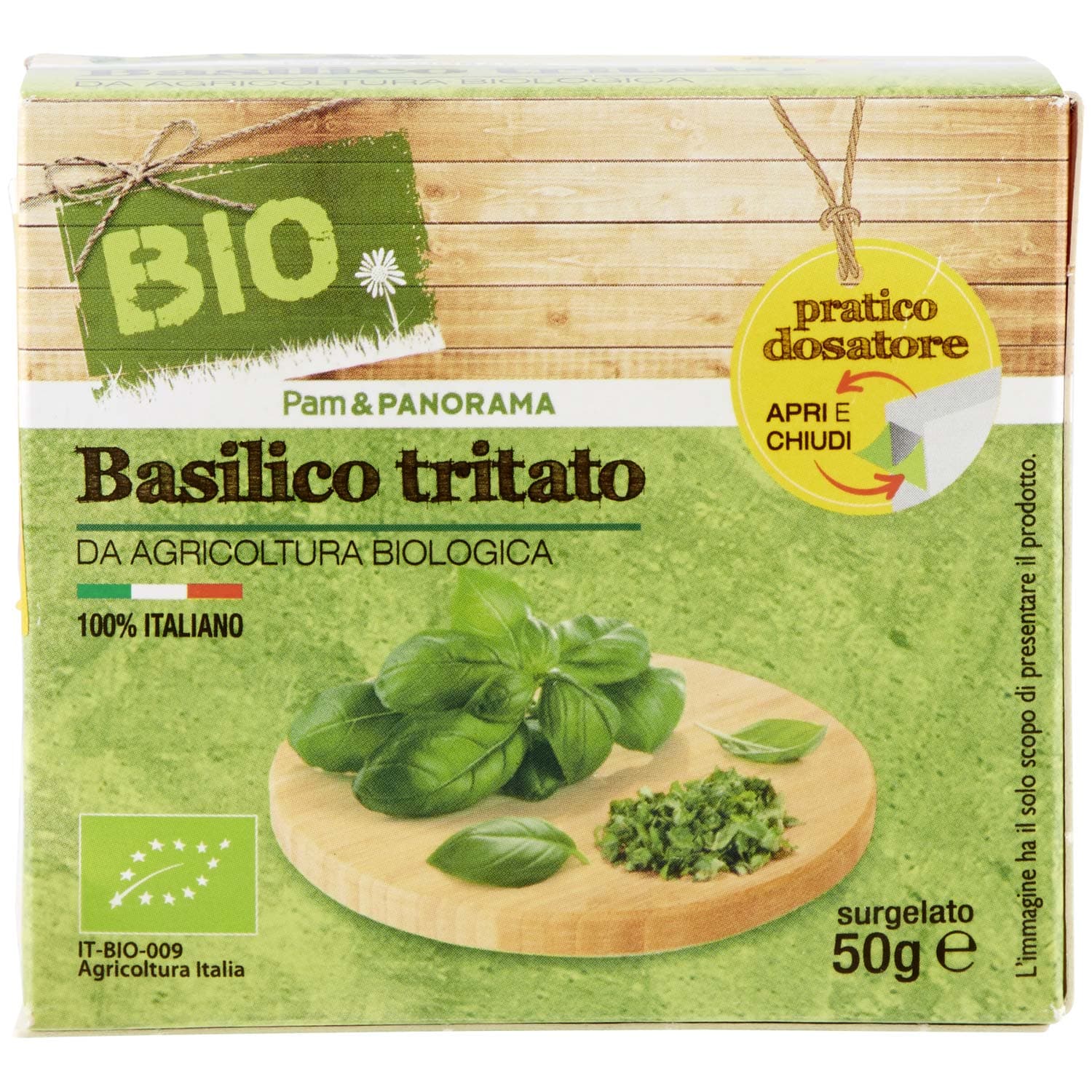 BIO Basilico tritato surgelato 50 g – immagine 2