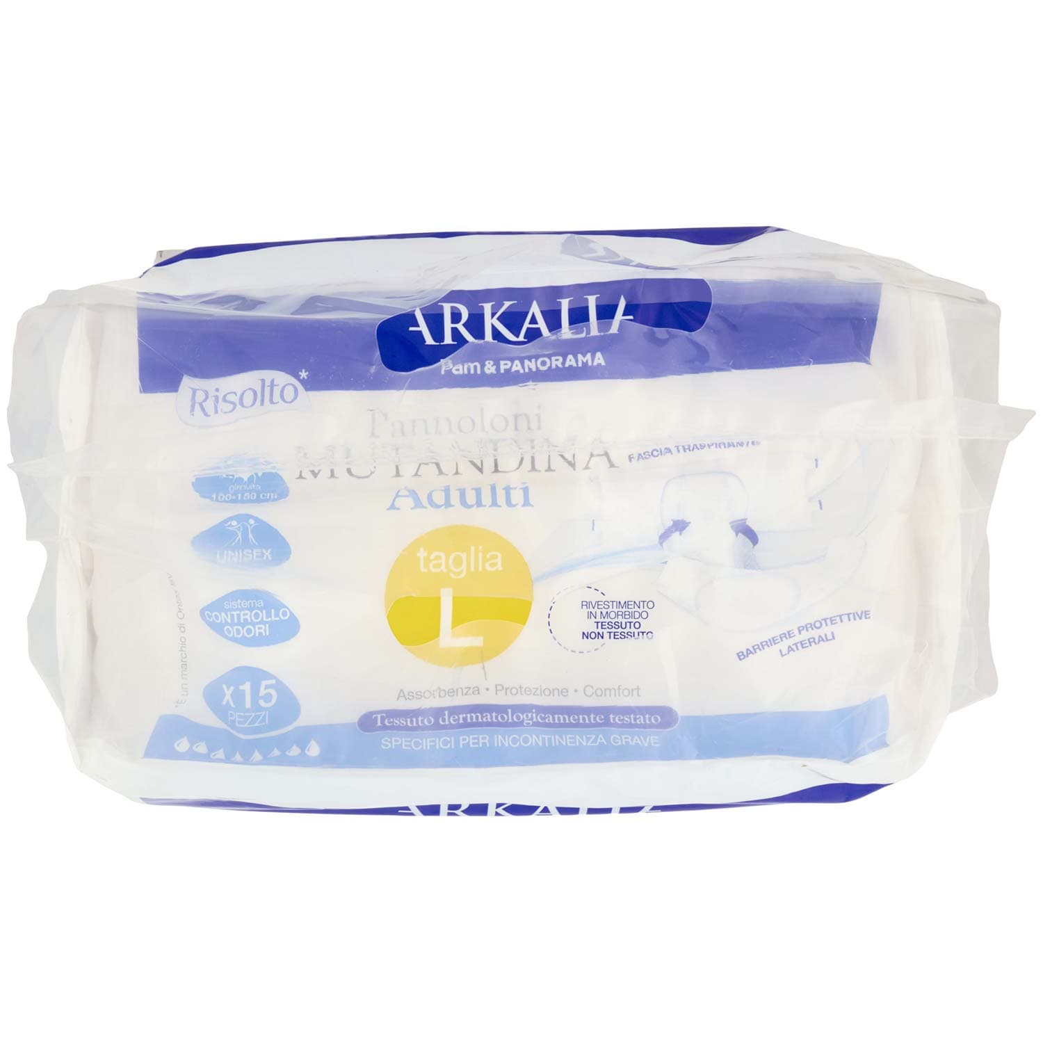 ARKALIA Pannoloni Mutandina Adulti taglia L 15 pz – immagine 6