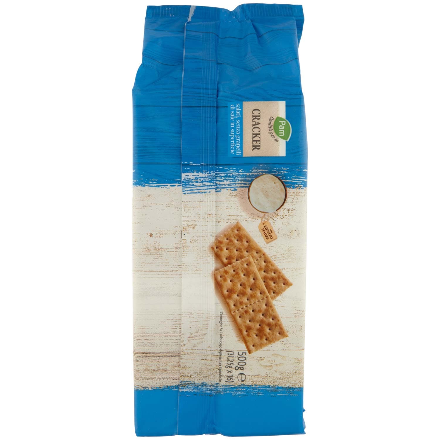 PAM Qualità per te Cracker salati, senza granelli di sale in superficie 16 x 31,25 g – immagine 4