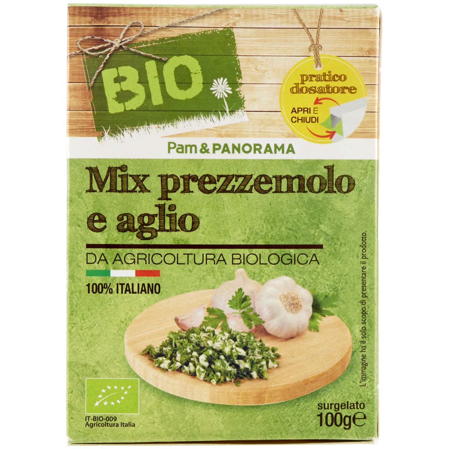 BIO Mix prezzemolo e aglio surgelato 100 g – immagine 2