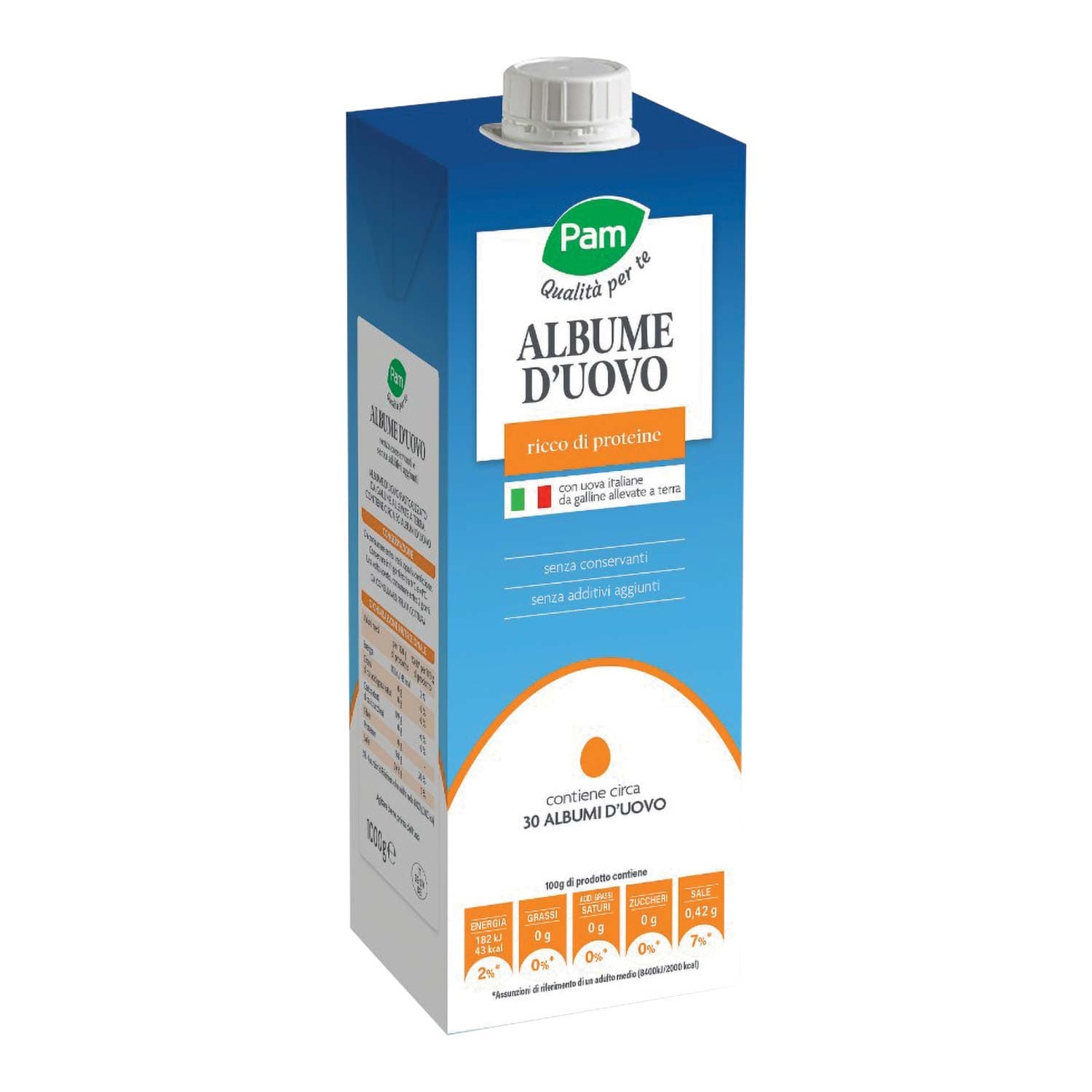 Albume d'uovo PAM 1000 g – immagine 2