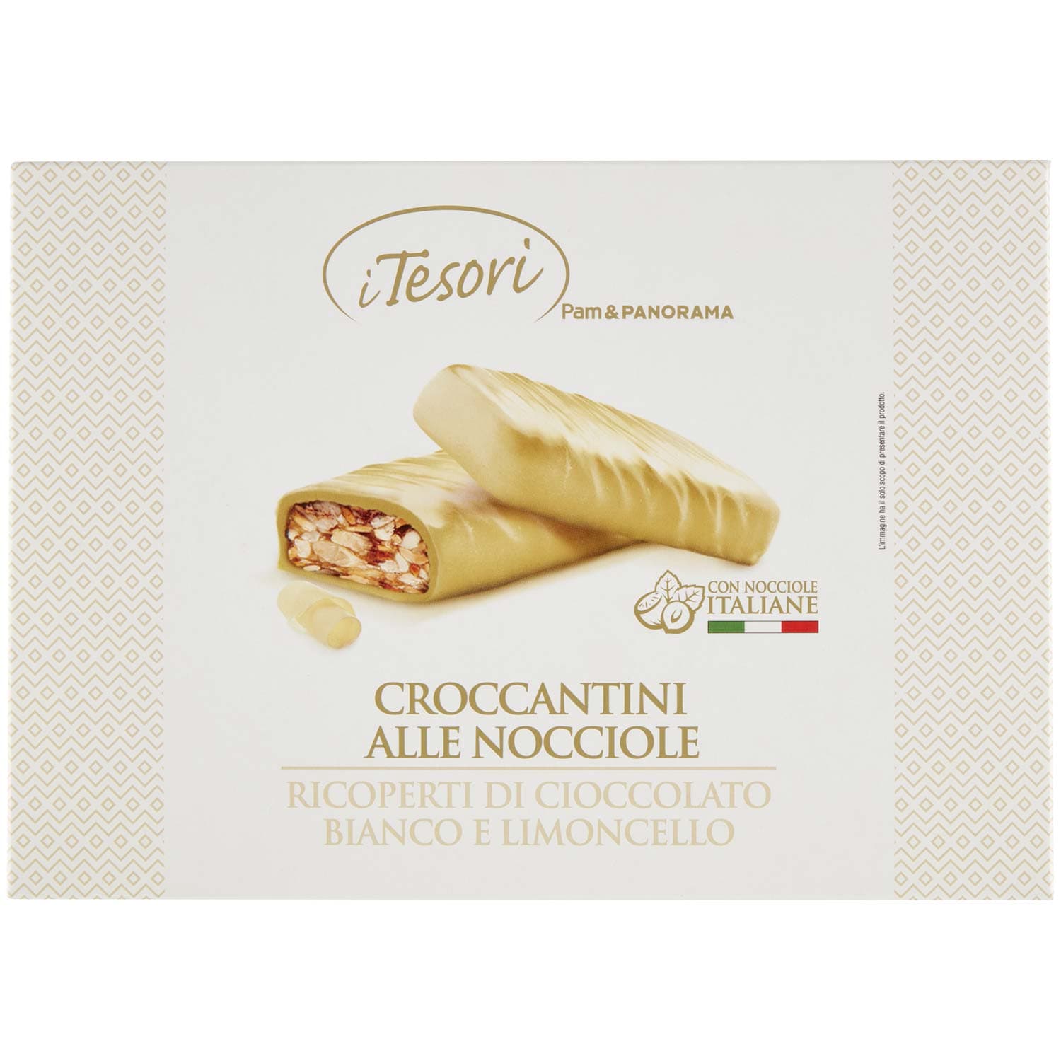 I TESORI Croccantini alle Nocciole Ricoperti di Cioccolato Bianco e Limoncello 200 g – immagine 2