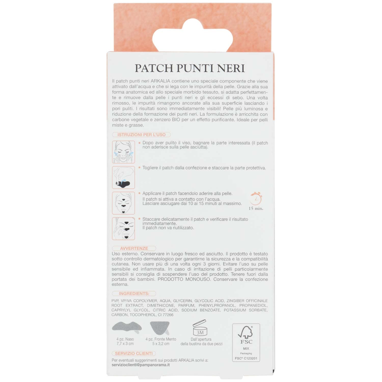 ARKALIA Patch punti neri per fronte - naso - mento 8pz – immagine 4