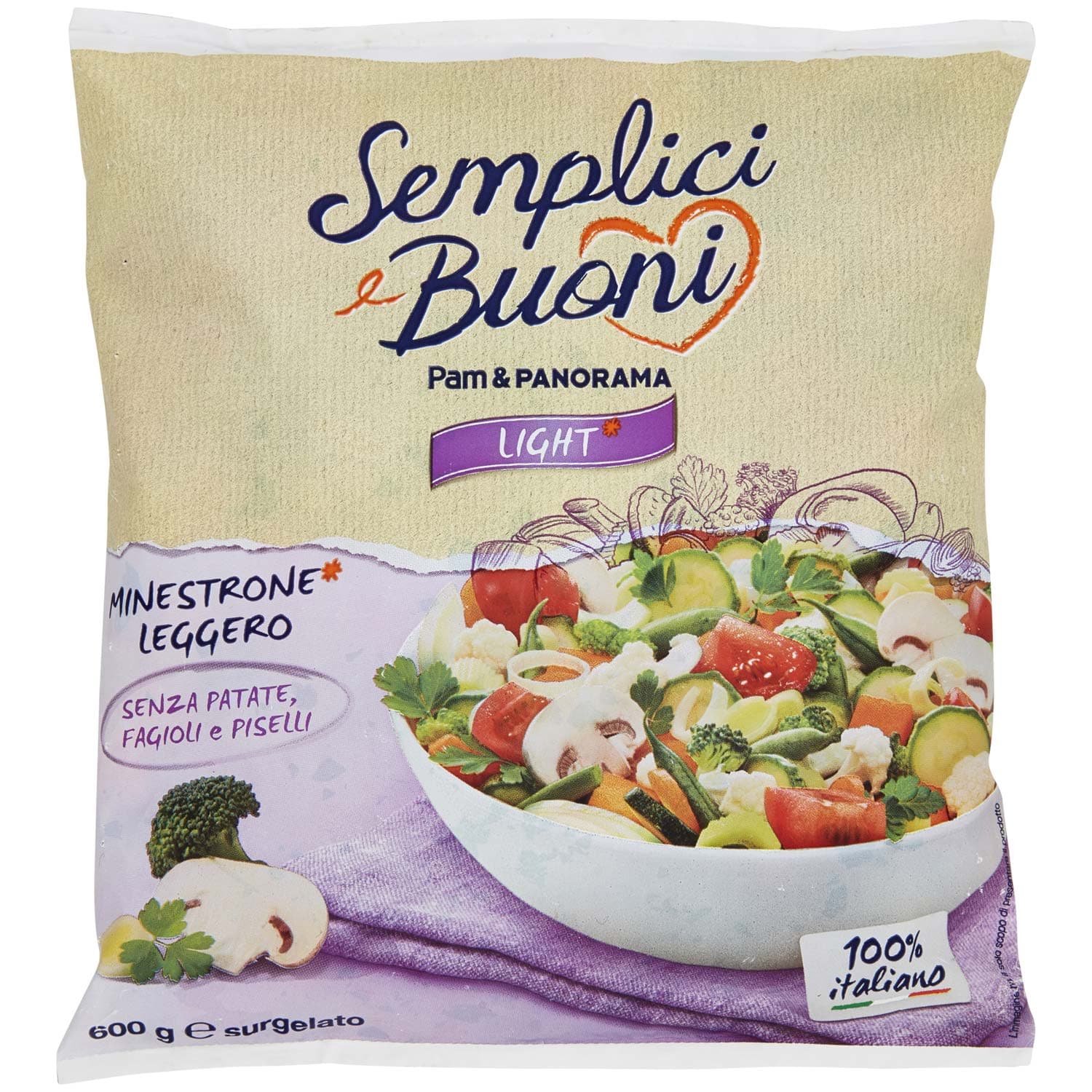 SEMPLICI E BUONI Light Minestrone Leggero* surgelato 600 g – immagine 2