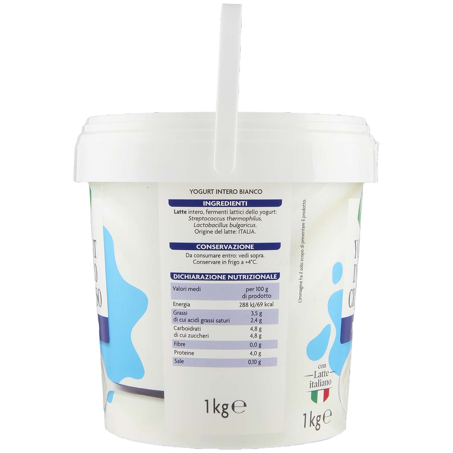 PAM Yogurt Intero Cremoso Bianco 1 kg – immagine 3