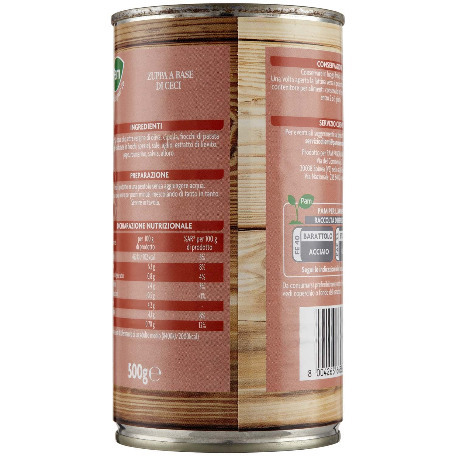 PAM PANORAMA Zuppa di Ceci 500 g – immagine 4