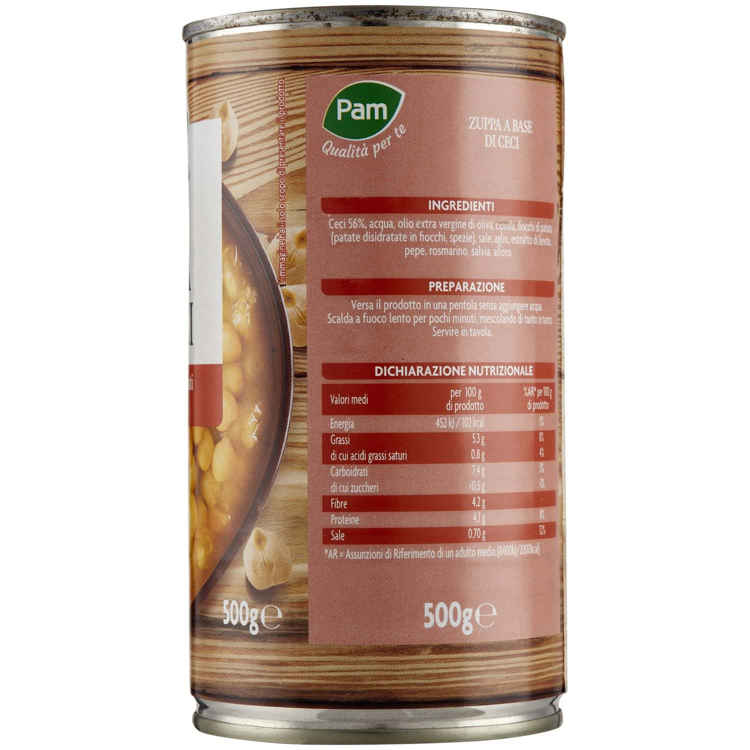 PAM PANORAMA Zuppa di Ceci 500 g – immagine 5