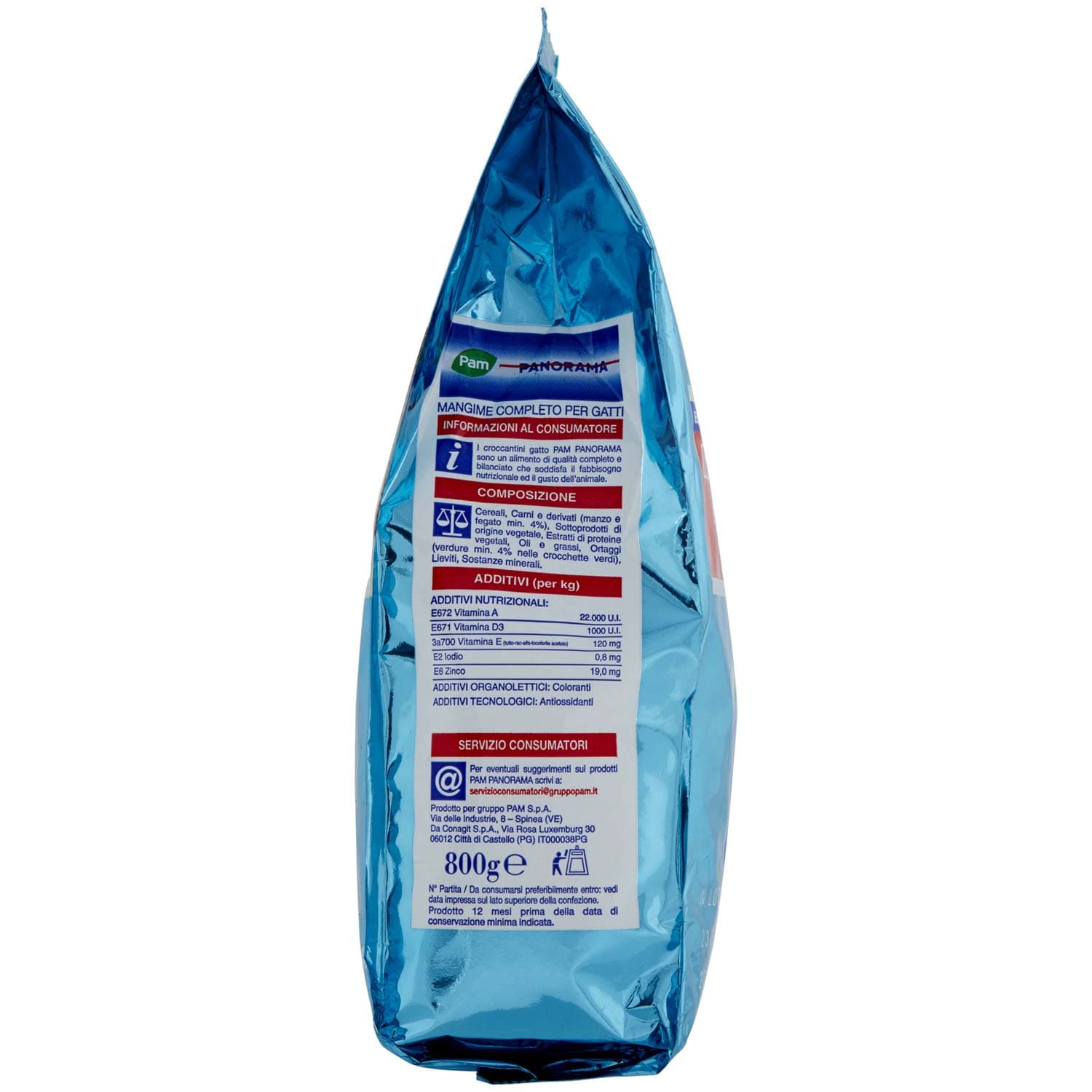 PAM PANORAMA Croccantini Gatto con Manzo Fegato e Verdure 800 g – immagine 3
