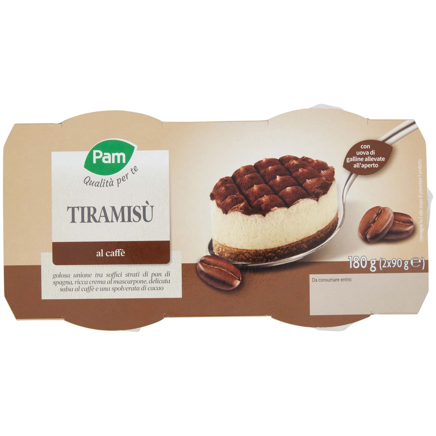 PAM Qualità per te Tiramisù al Caffè 2 x 90 g – immagine 2