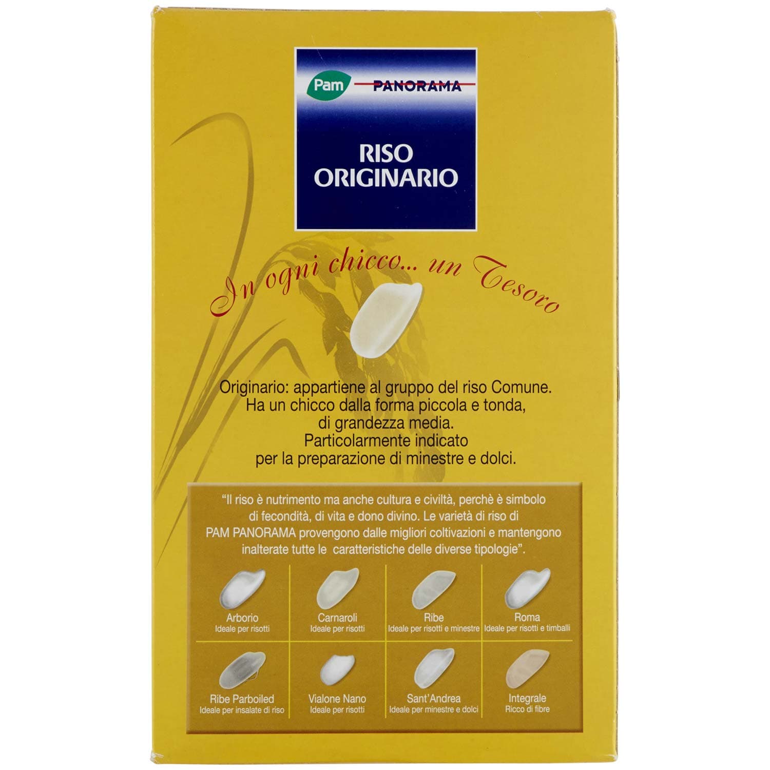 PAM PANORAMA Riso Originario 1 kg – immagine 4