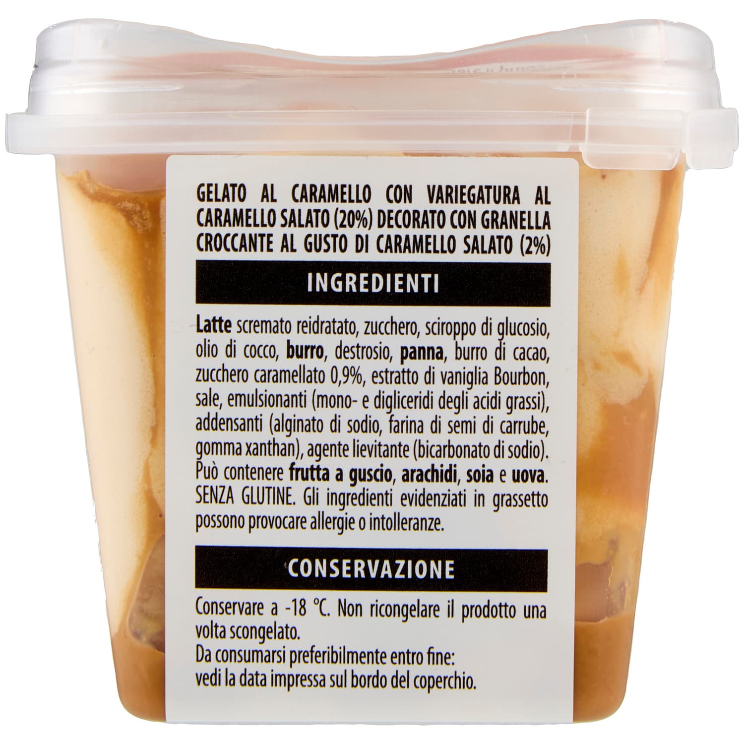 TESORI DELL'ARCA Gelato Caramello Salato 80 g – immagine 5