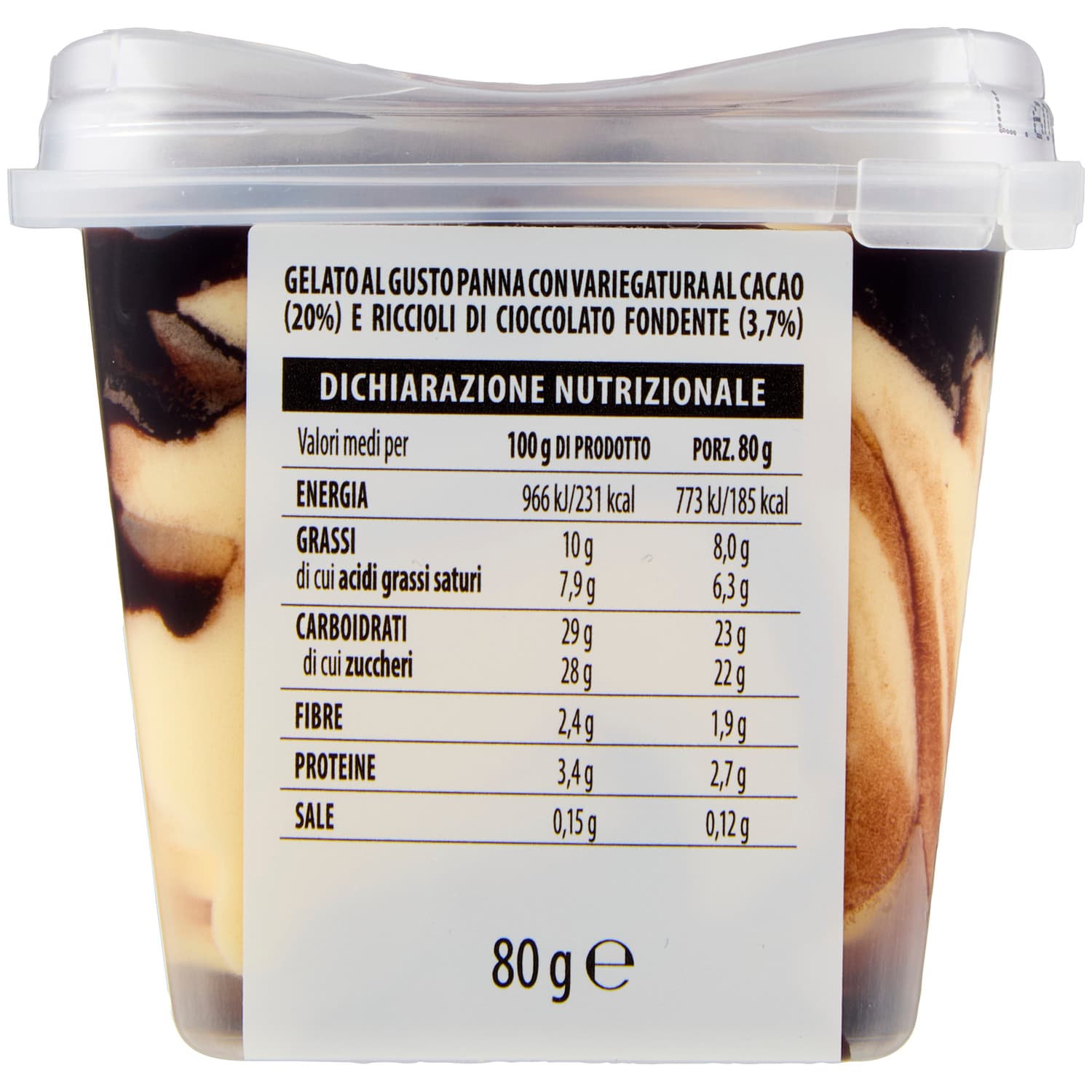 TESORI DELL'ARCA Affogato Cacao 80 g – immagine 3