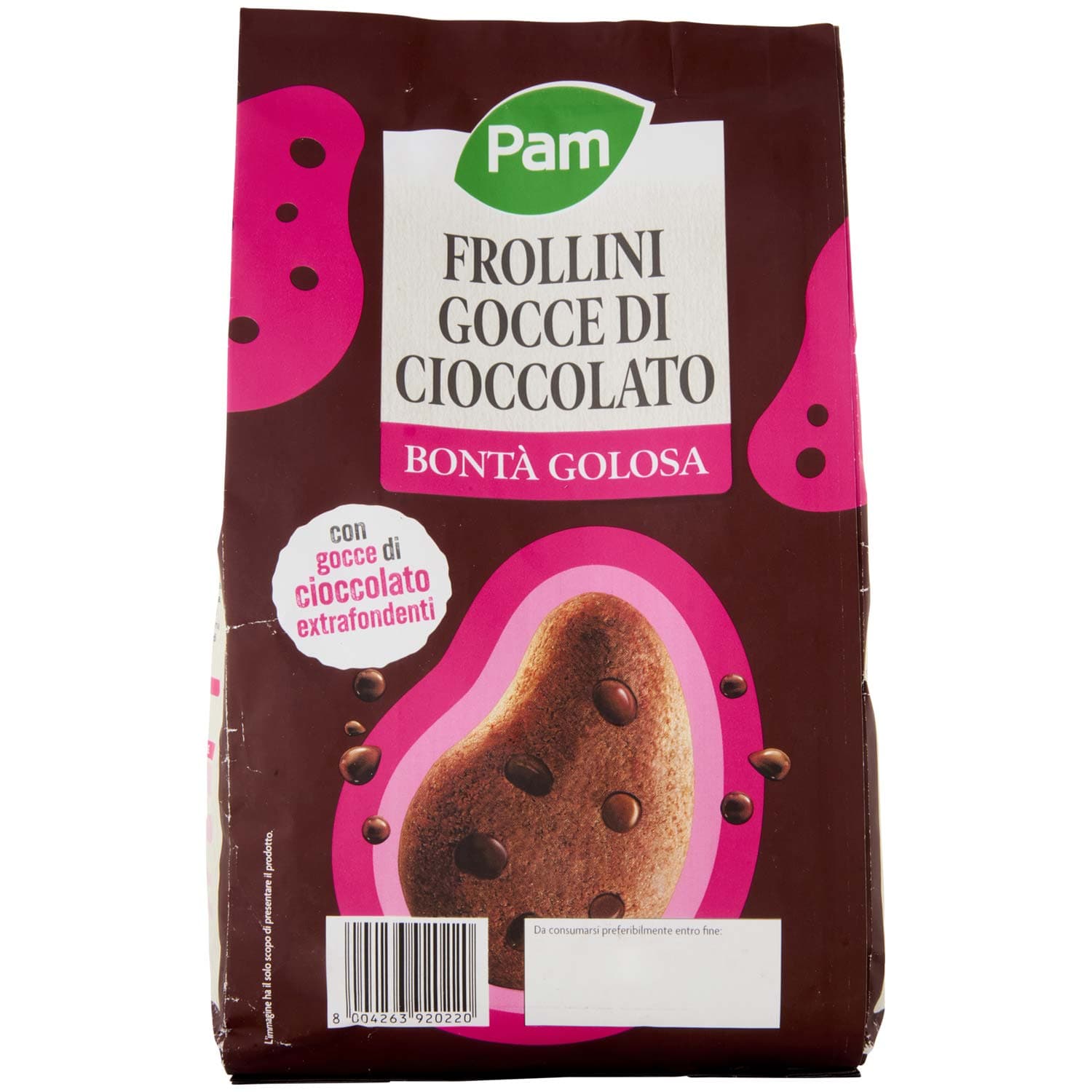 PAM Frollini Gocce di Cioccolato con gocce di cioccolato extrafondenti 400 g – immagine 4
