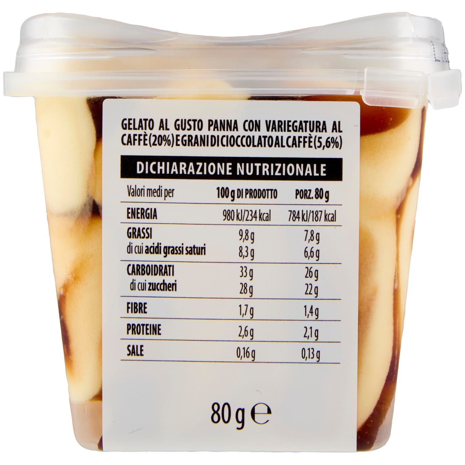 TESORI DELL'ARCA Affogato Caffè 80 g – immagine 3