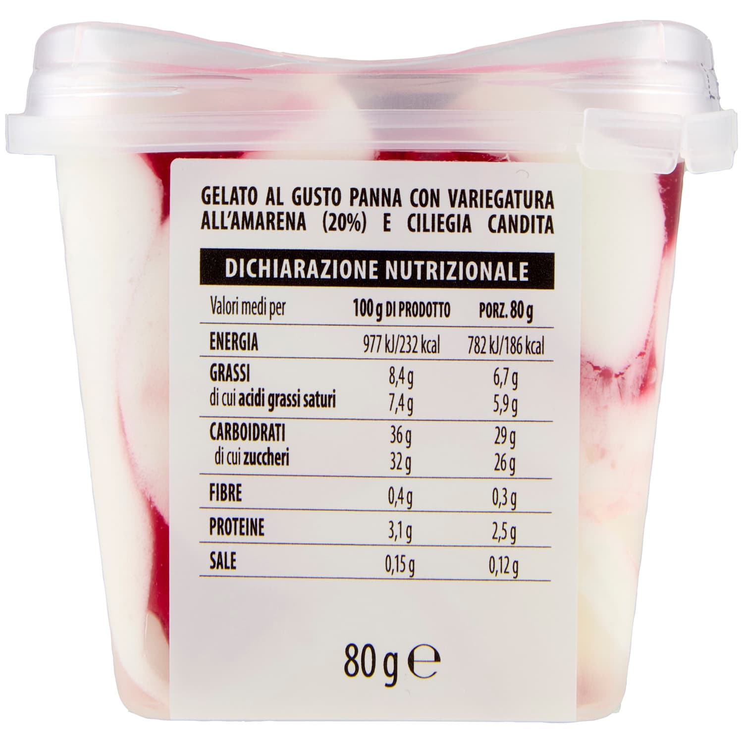 TESORI DELL'ARCA Affogato Amarena 80 g – immagine 3