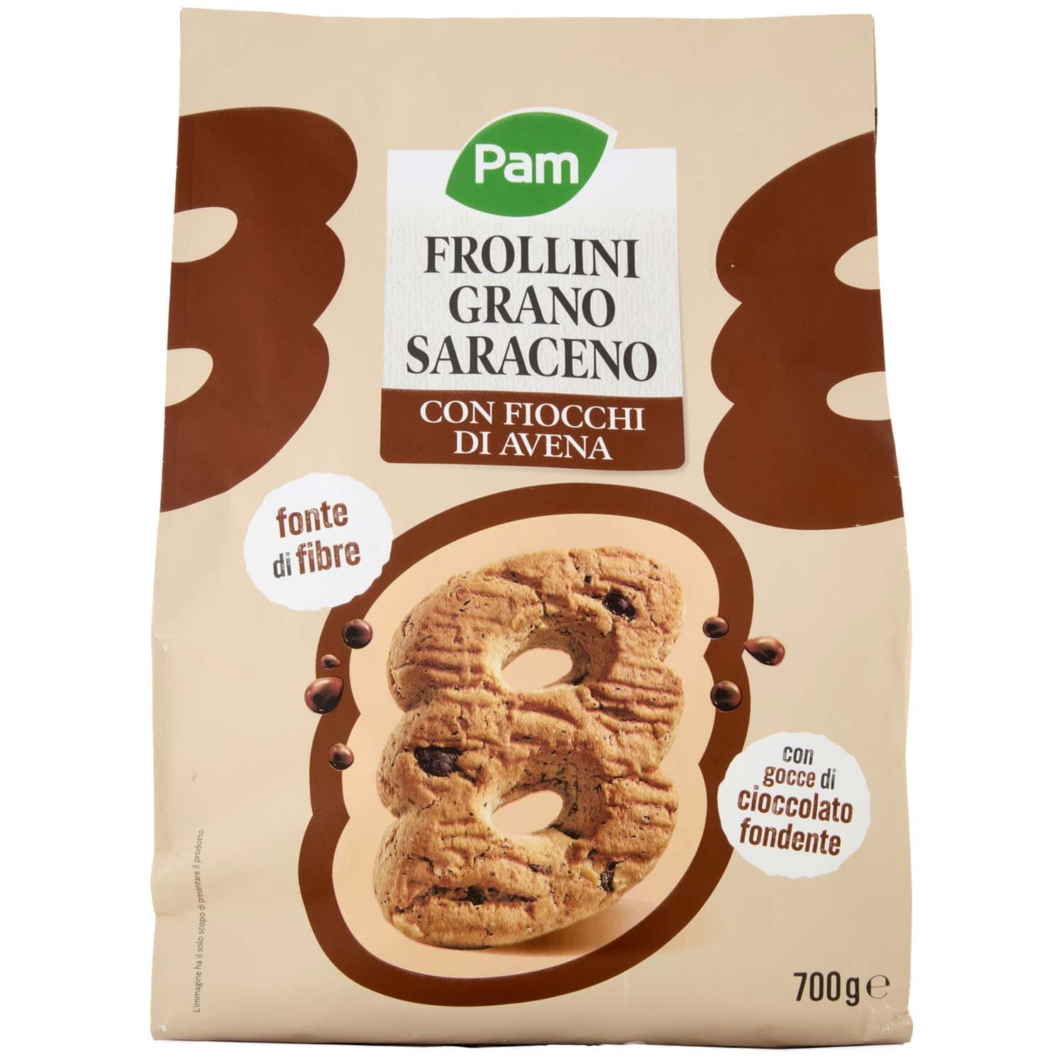PAM Frollini Grano Saraceno con gocce di cioccolato fondente 700 g – immagine 2