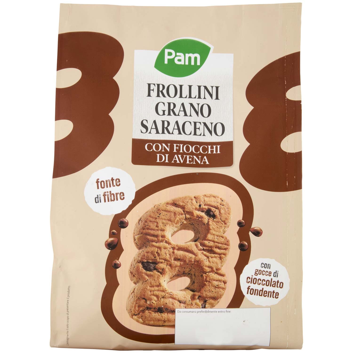 PAM Frollini Grano Saraceno con gocce di cioccolato fondente 700 g – immagine 4