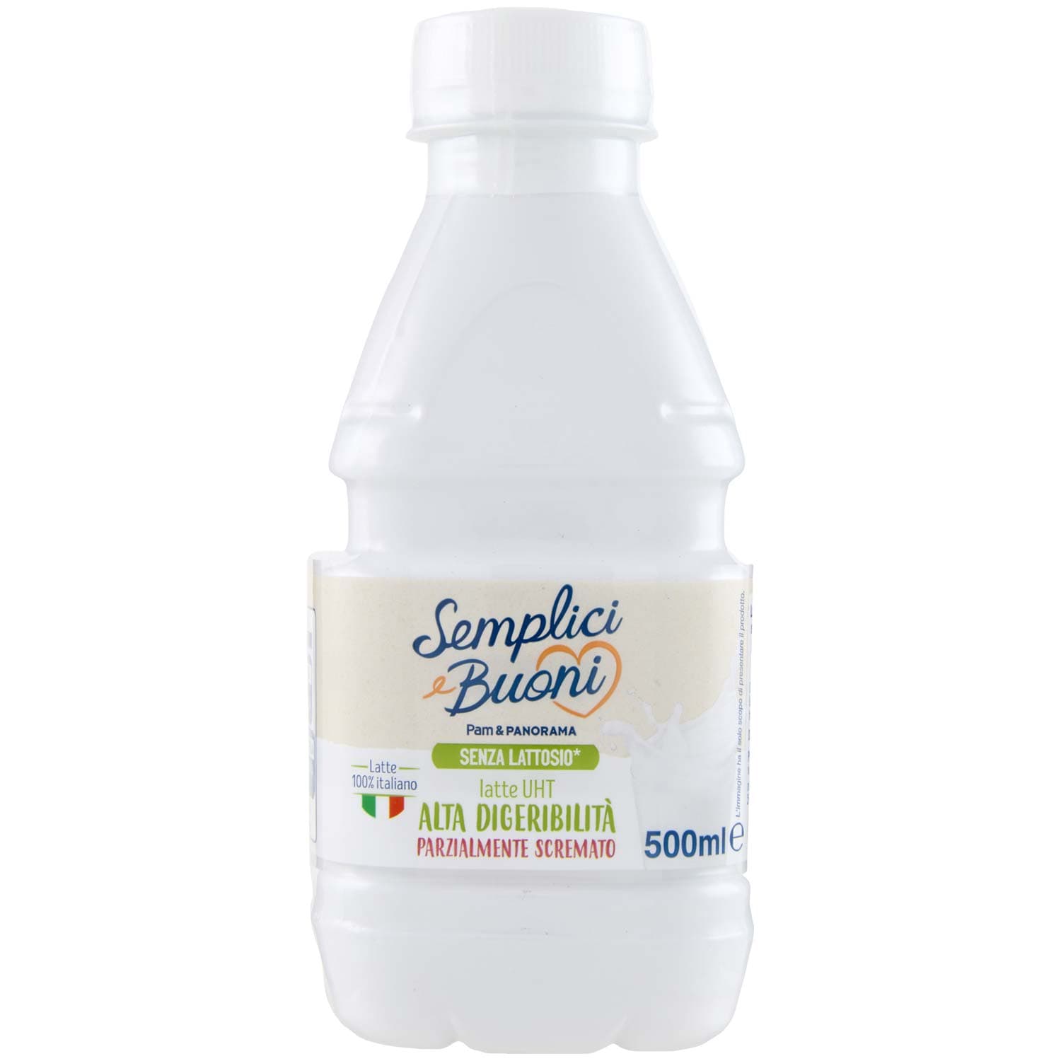 SEMPLICI E BUONI Senza Lattosio latte UHT Alta Digeribilità Parzialmente Scremato 500 ml – immagine 2